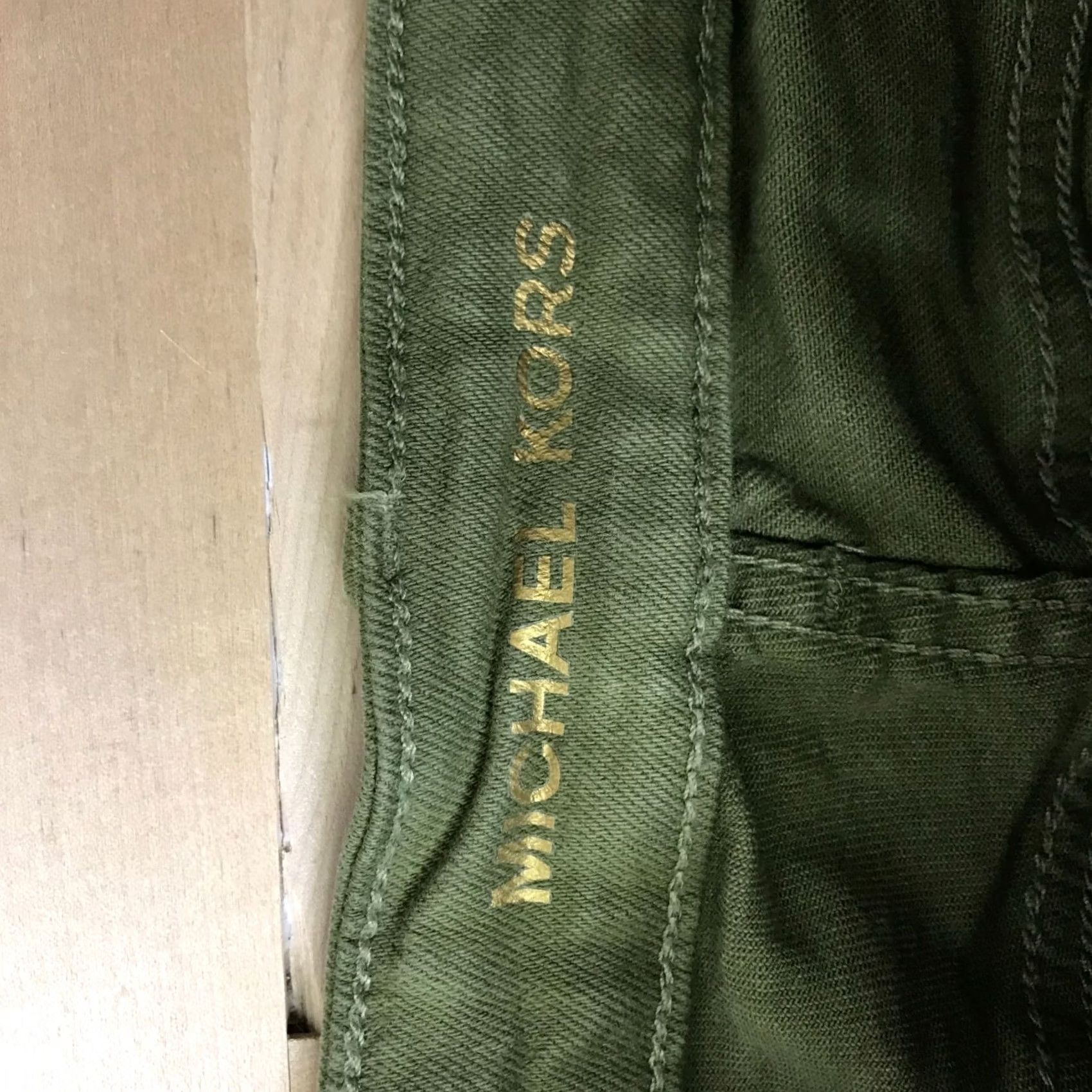 Michael Kors MICHAEL KORS Women's 8 Green Cotton Blend Button Up Frayed Hem Jeans Jeans Womens 8 Green Cotton Blend Button Up Frayed Hem Straight Size 30" / US 8 / IT 44 - 7 Thumbnail
