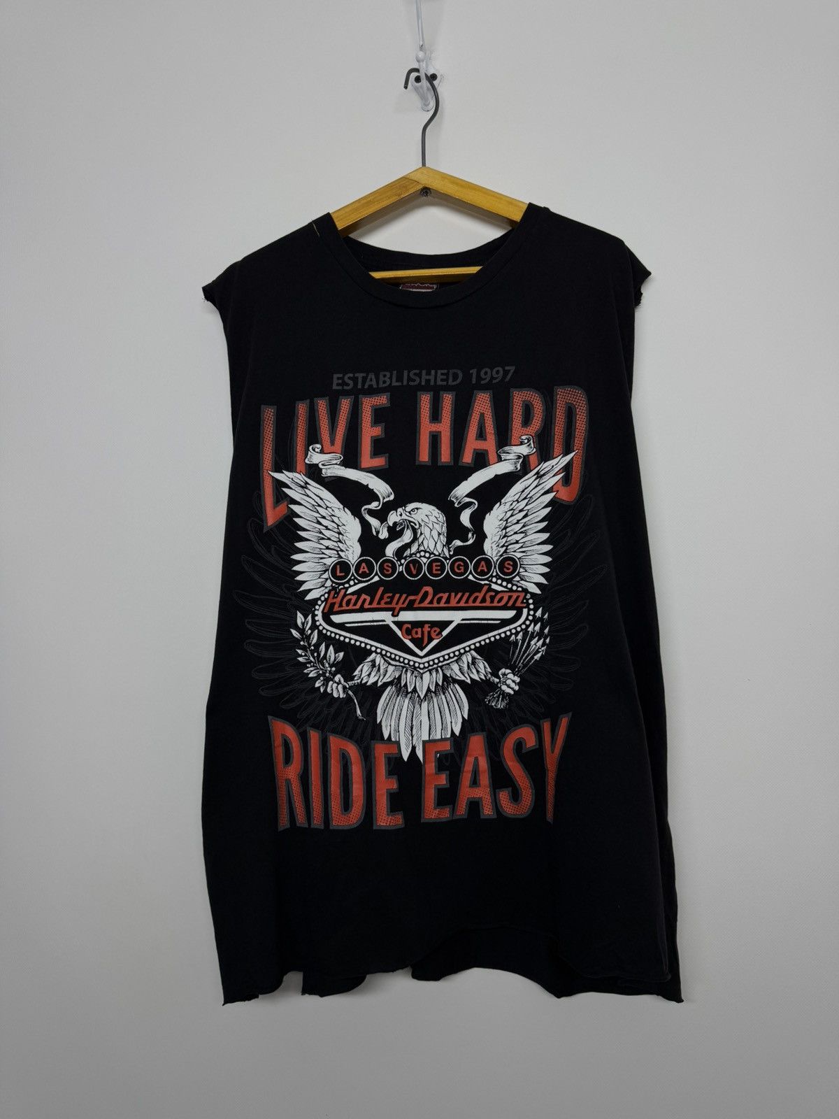 Harley Davidson HARLEY DAVIDSON Motorcycles LAS VEGAS Bike Singlet Tank Top Size US XXL / EU 58 / 5 - 6 Thumbnail