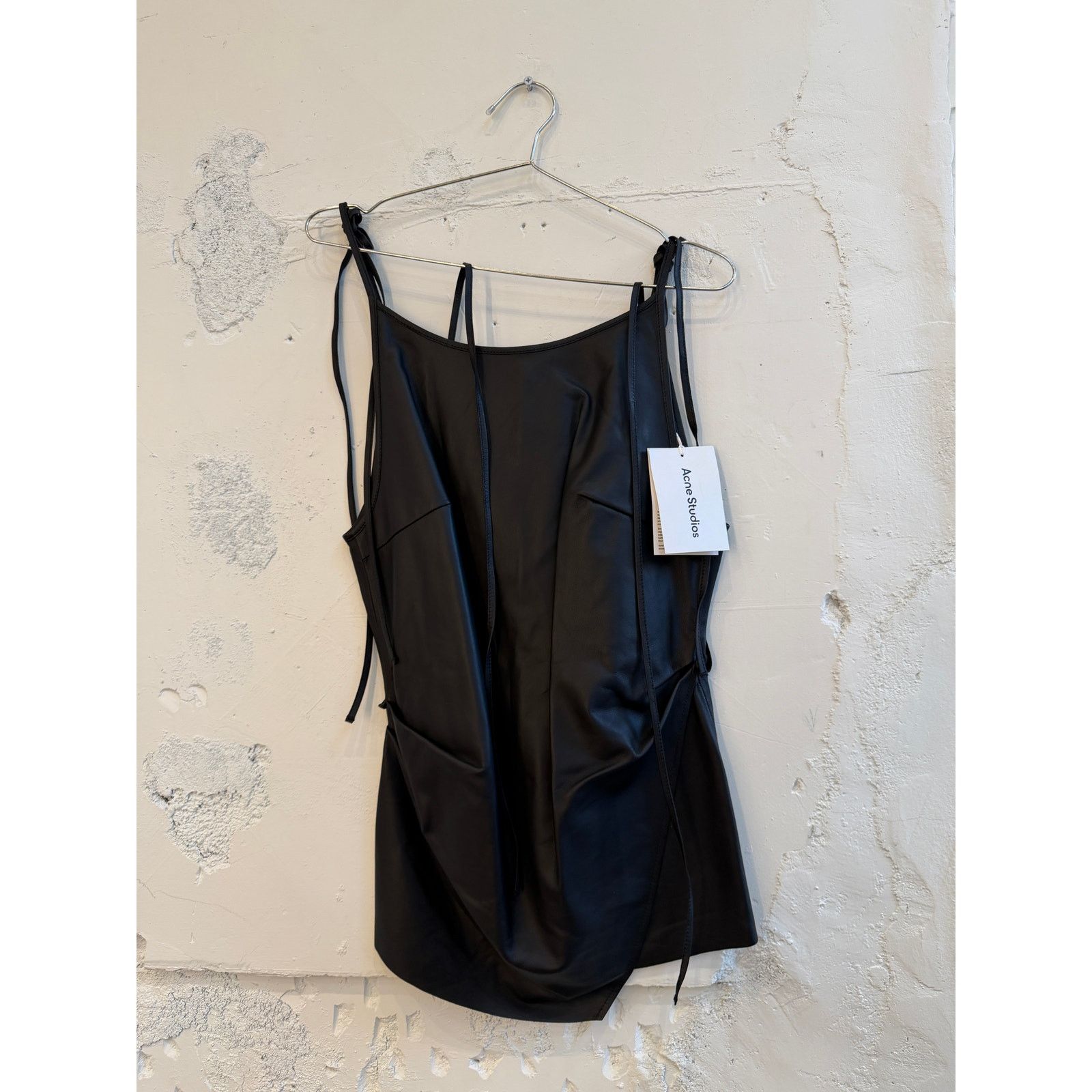 Acne Studios $1250 Acne Studios Sleeveless Leather Blouse Size S / US 4 / IT 40 - 7 Thumbnail
