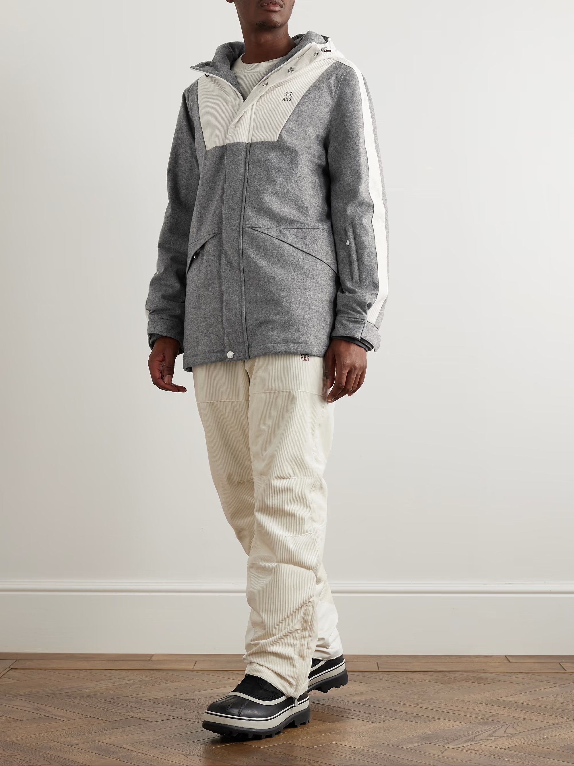 Brunello Cucinelli Jacket in Light Grey Size US M / EU 48-50 / 2 - 2 Thumbnail