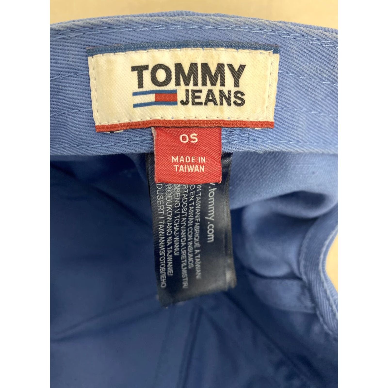 Tommy Hilfiger VINTAGE Tommy Hilfiger Baseball Cap Unisex Adults Adjustable Denim Blue Flag Washed Denim Hat 294 Men Women Boys Girls Size ONE SIZE - 7 Thumbnail