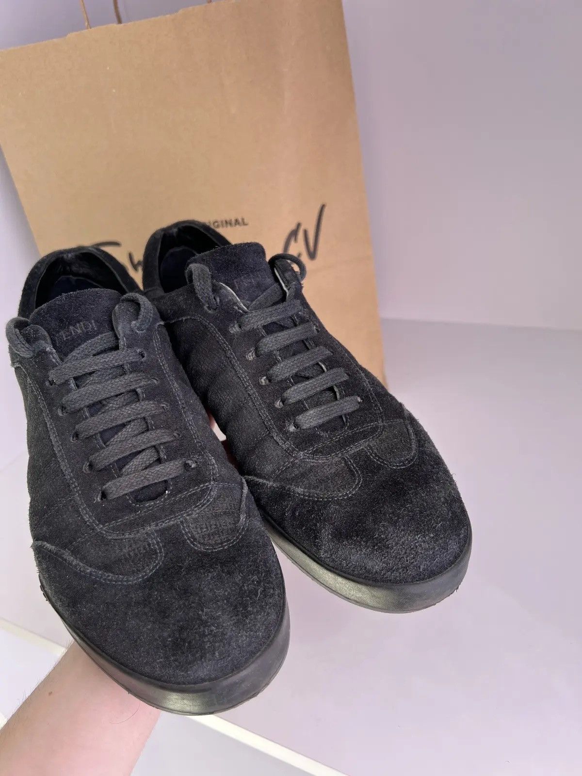 Designer × Fendi × Vintage Vintage Fendi Luxury Sneakers Size US 8 / EU 41 - 16 Thumbnail