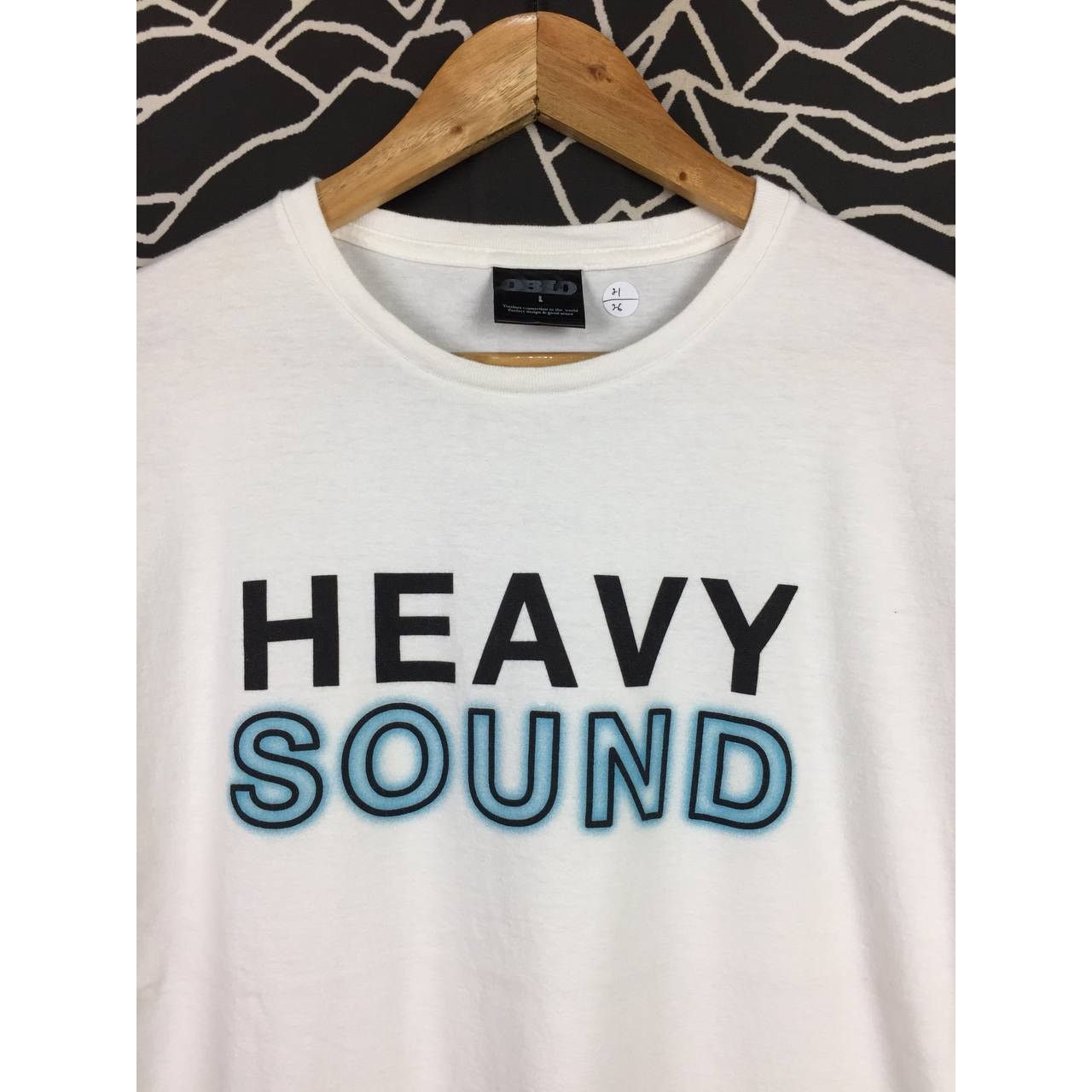 Japanese Brand × Vintage OBLO Japanese Brand Heavy Sound Graphic Tee Size US L / EU 52-54 / 3 - 3 Thumbnail
