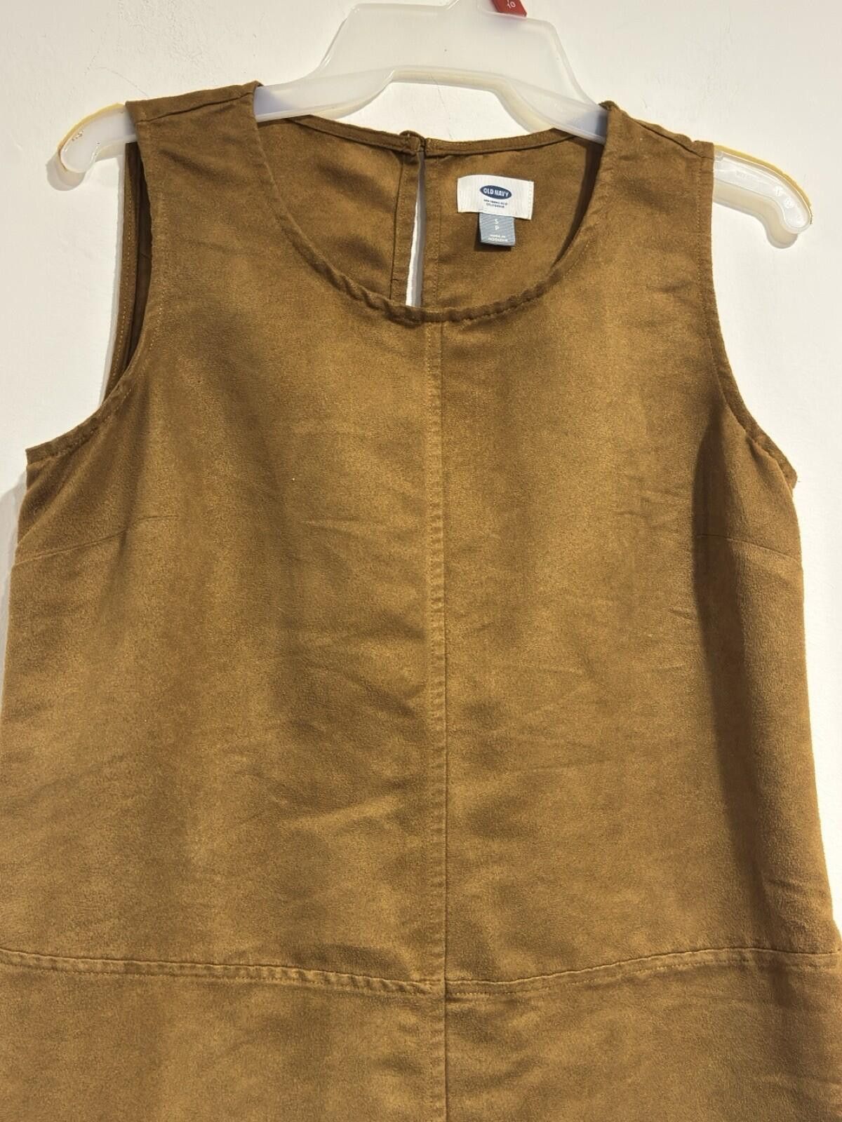Old Navy Womens Old Navy Brown Suede-like Shift Dress Size SP Size S / US 4 / IT 40 - 7 Thumbnail