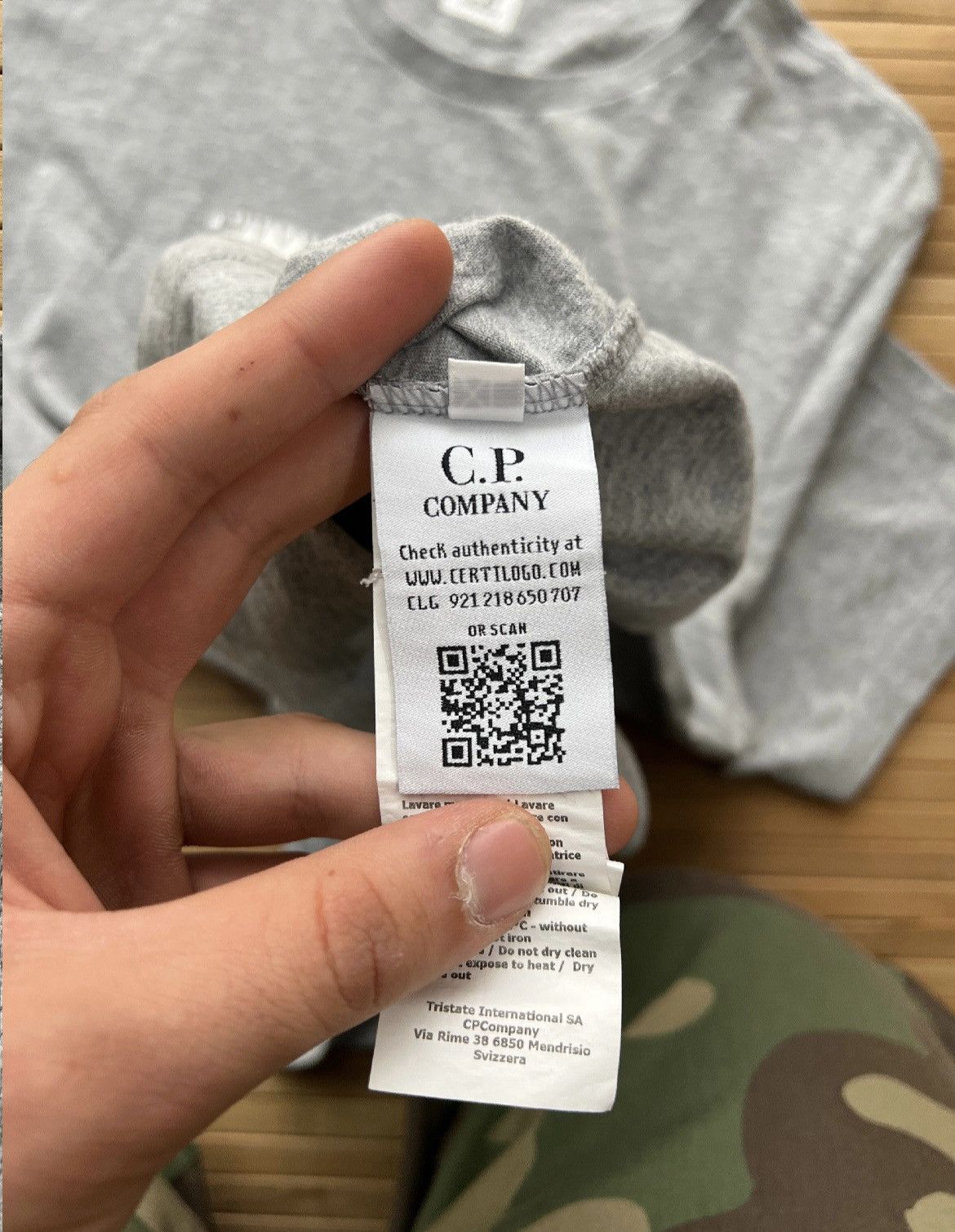 C.P. Company CP company logo tee Size US XL / EU 56 / 4 - 4 Thumbnail