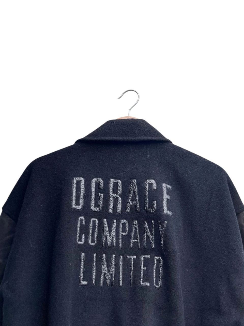 Japanese Brand Vintage D. Grace Sheepskin Leather Sleeve Varsity Jacket Size US M / EU 48-50 / 2 - 8 Thumbnail