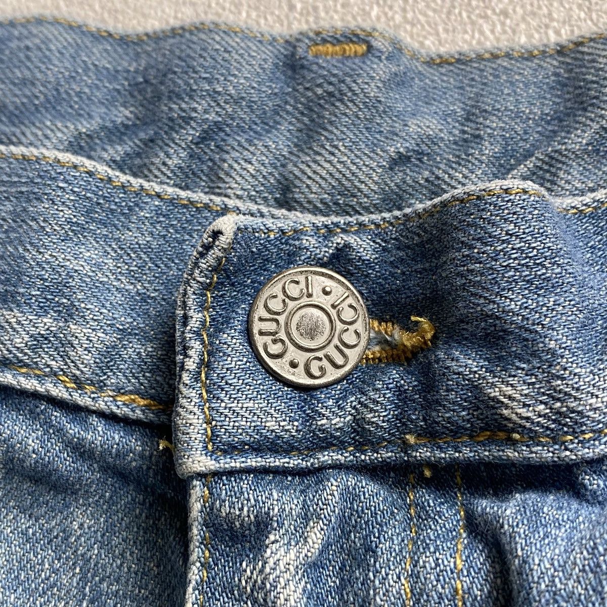 Gucci Vintage GUCCI Distressed Denim Jeans Size US 35 - 5 Thumbnail