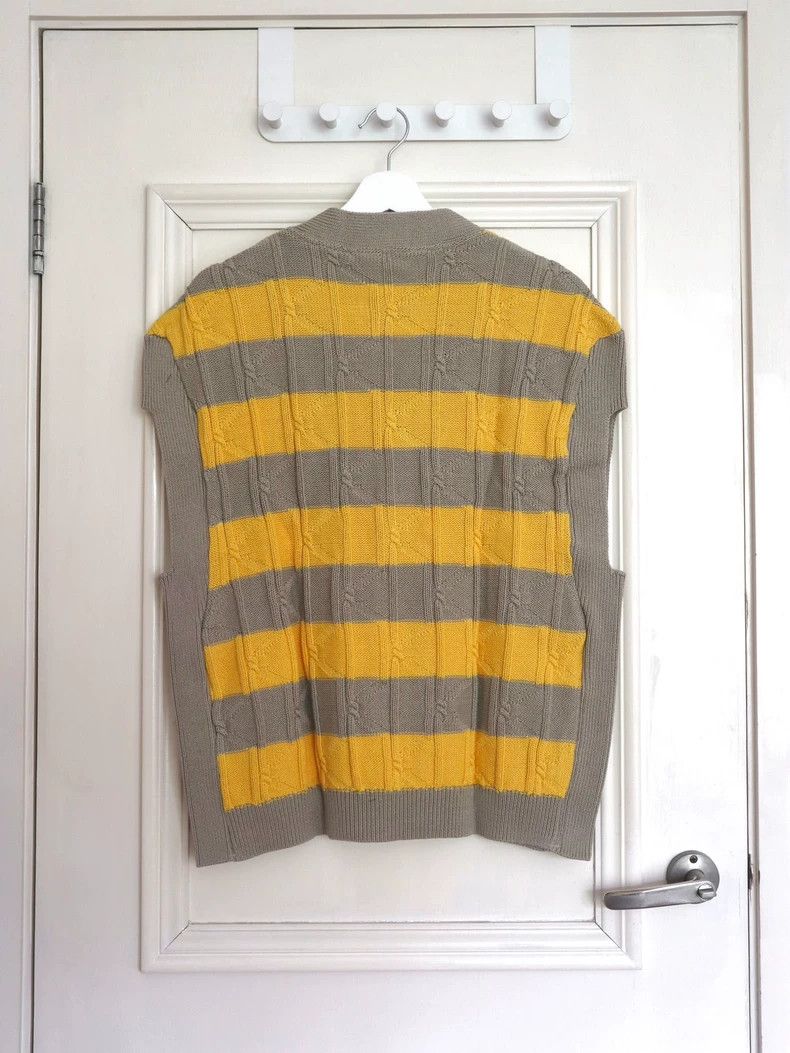 Kiko Kostadinov KIKO KOSTADINOVSS24 collection yellow stripe tank top 2504- Size US M / EU 48-50 / 2 - 3 Thumbnail