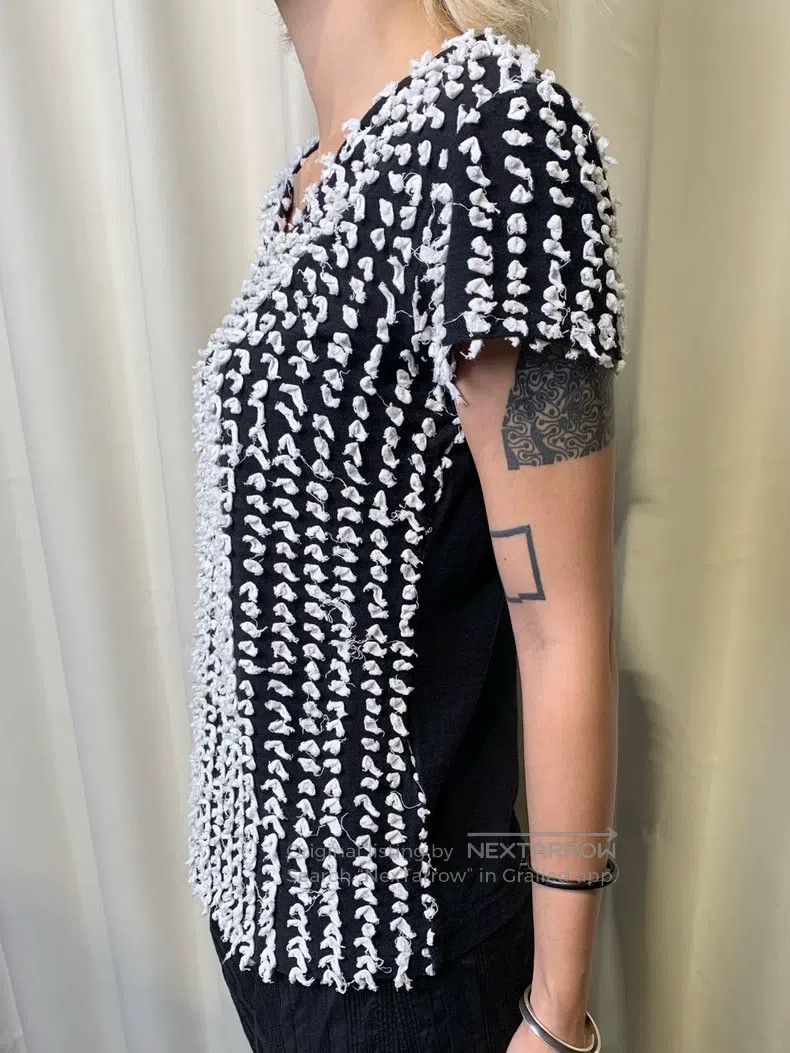Issey Miyake Issey Miyake Vintage Three-Dimensional Fabric Patch Top Size M / US 6-8 / IT 42-44 - 5 Thumbnail
