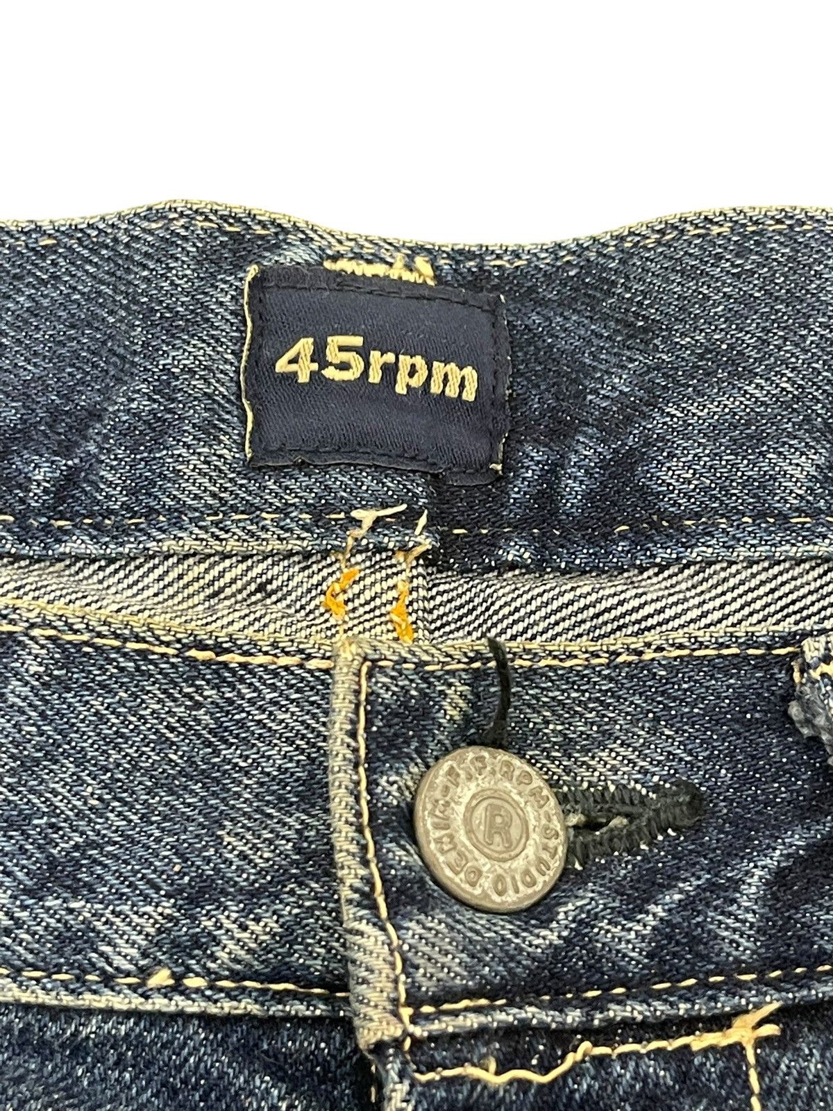 45rpm Loose Jeans 45rpm Japan Denim High Rise Relax Fit 2🟦2 Size US 30 / EU 46 - 13 Thumbnail