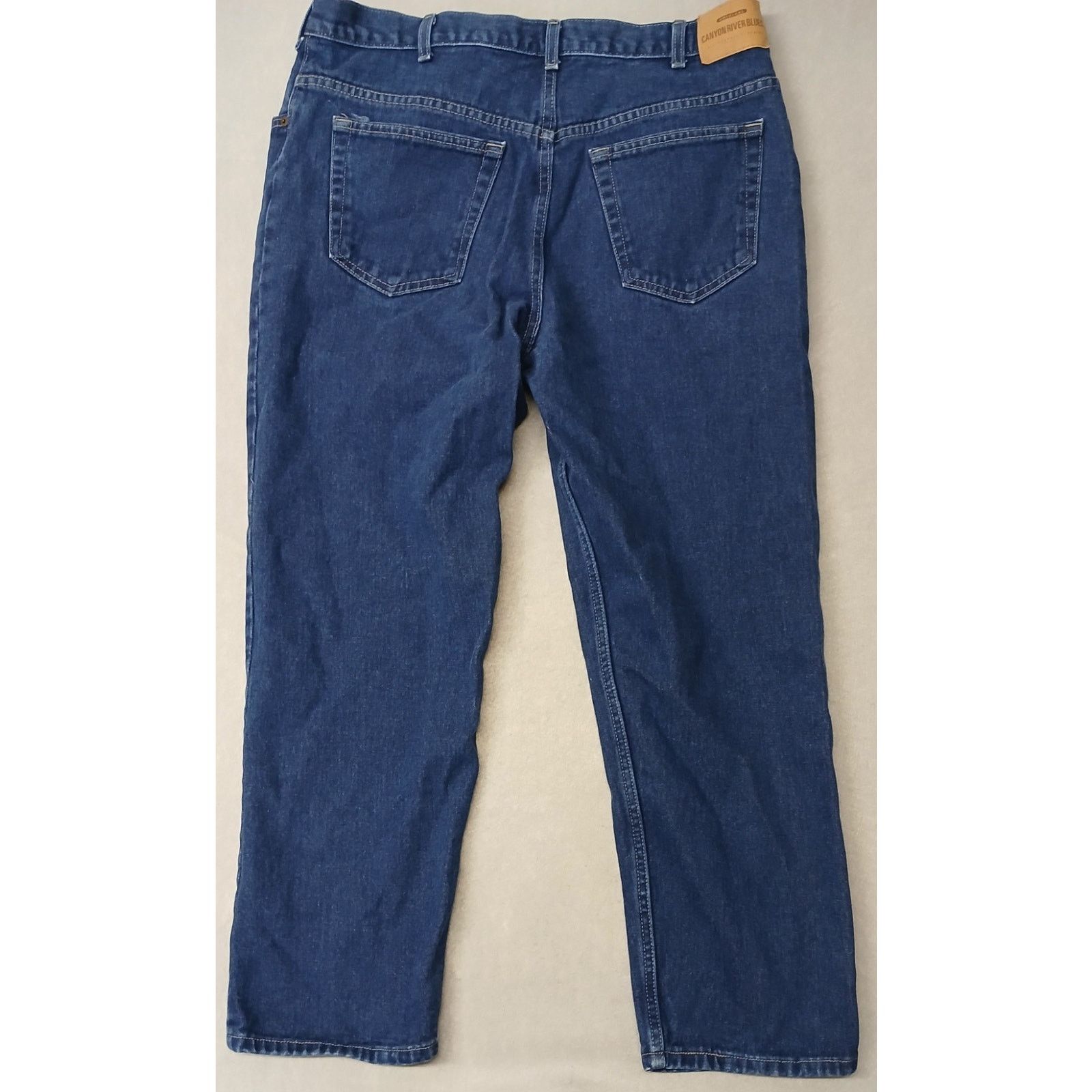Other Canton River Blues (40x30) Relaxed Straight Blue Denim Jeans Size US 40 / EU 56 - 8 Thumbnail