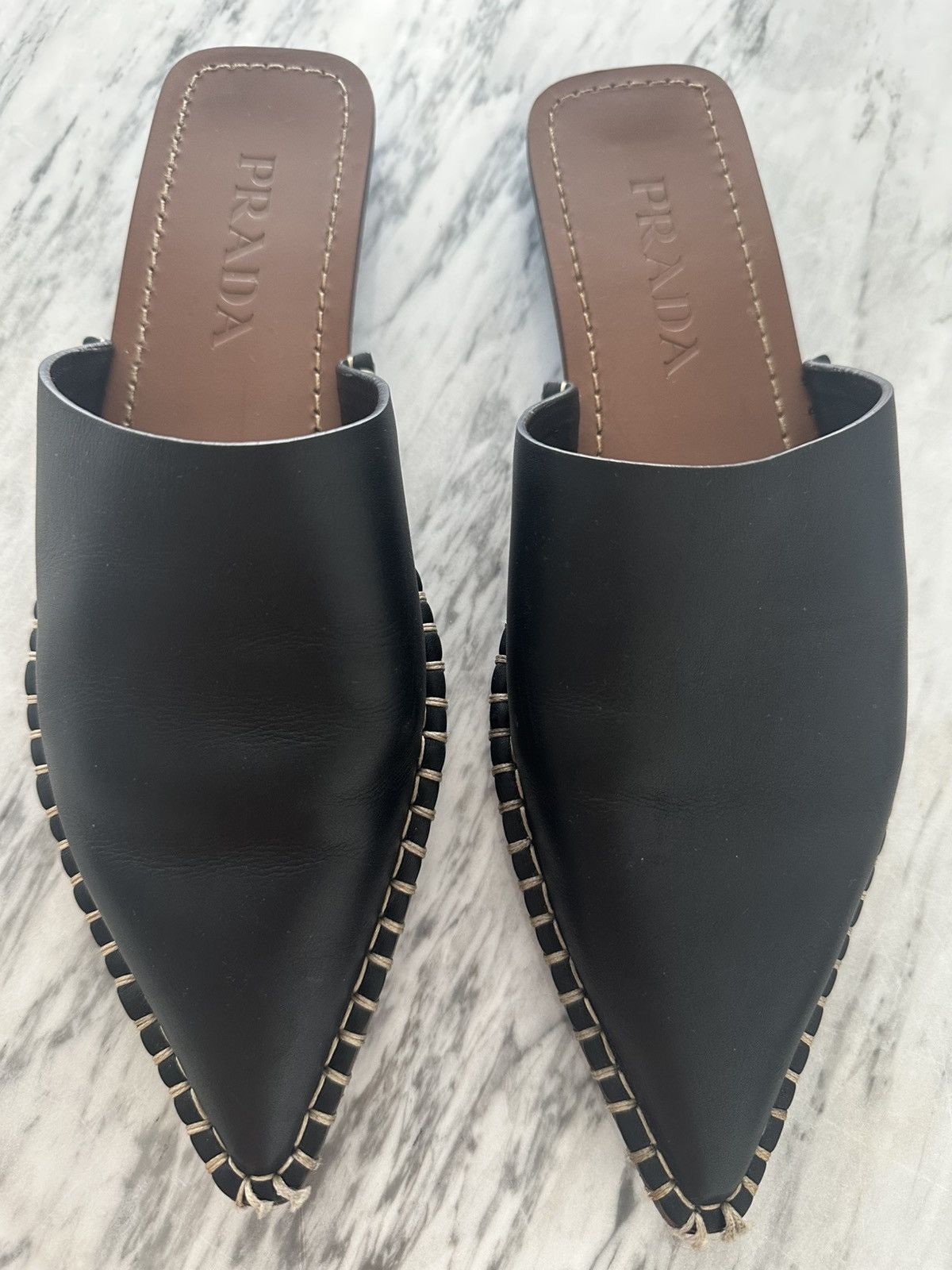Prada Prada Archive Handmade Mules in size 40 Size US 8 / EU 41 - 3 Thumbnail
