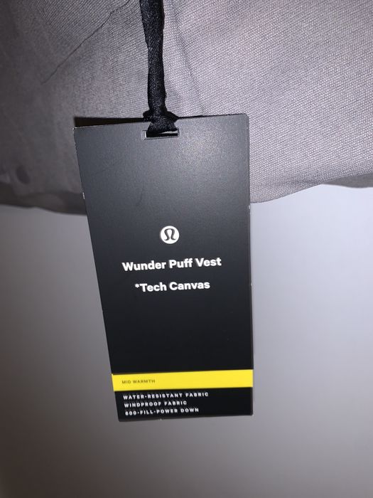 Very Rare LULULEMON©️ TECH CANVAS OUTER WUNDER PUFF 600 fil DOWN