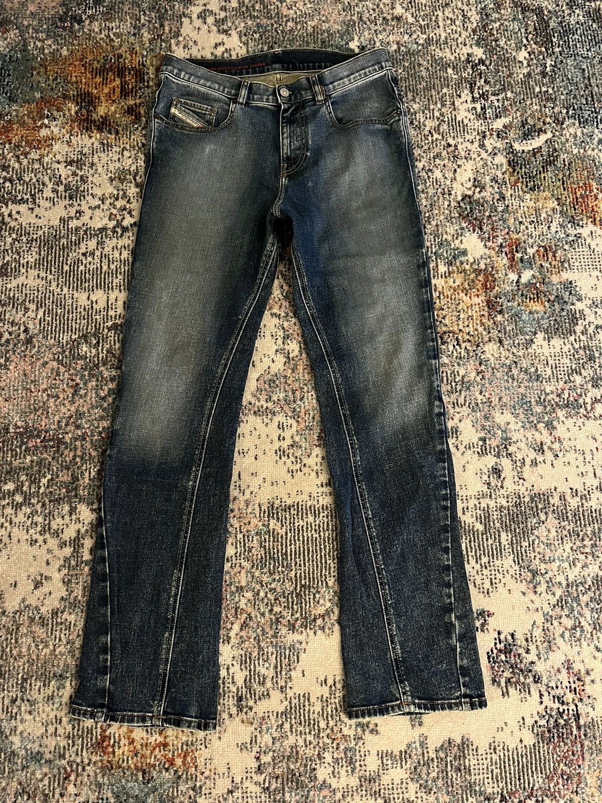 image of Diesel Jeans Flared in Blue, Men's (Size 31)