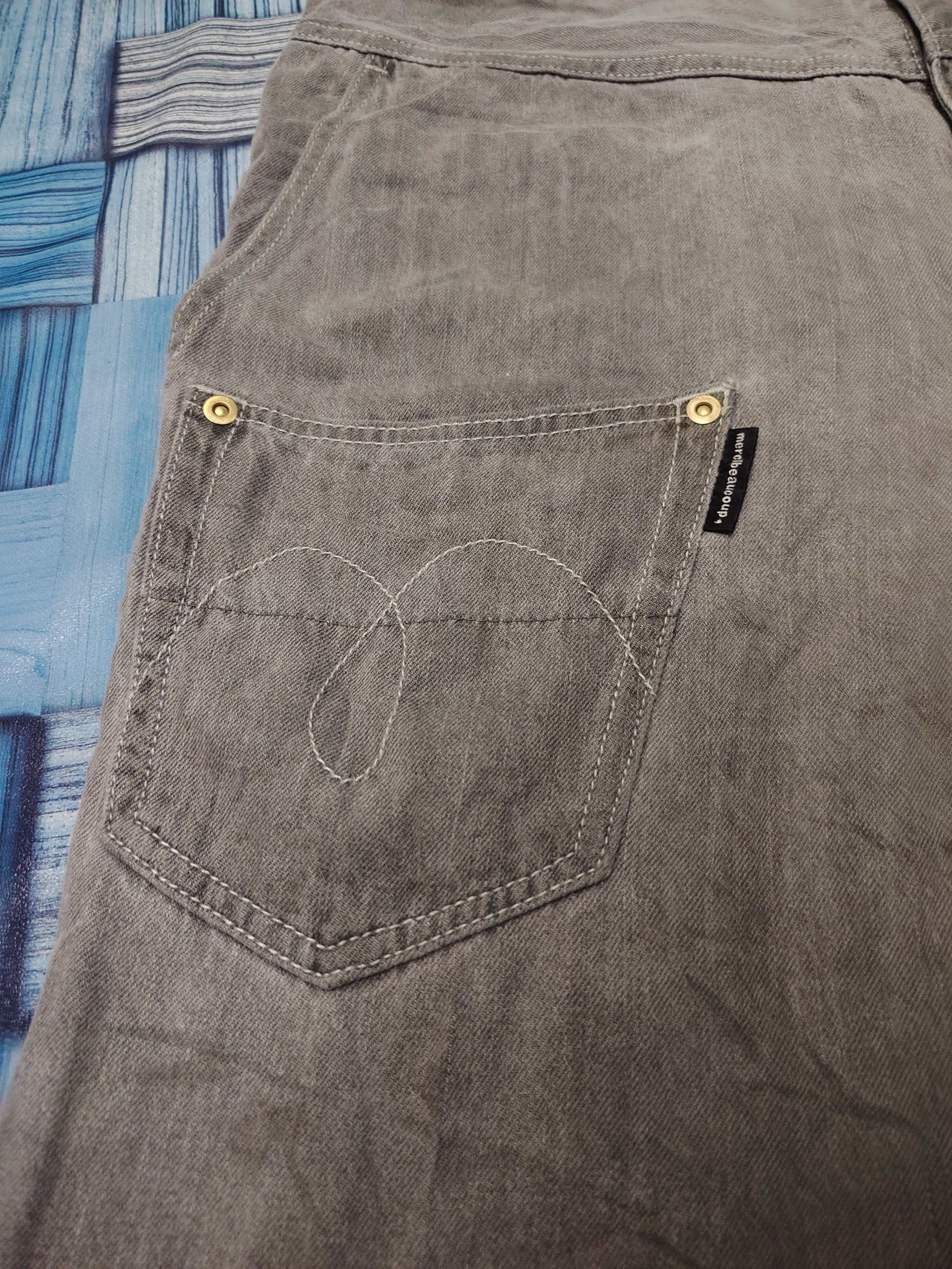 Issey Miyake Japanese mercibeaucoup baggy style distressed pants Size US 31 - 3 Thumbnail