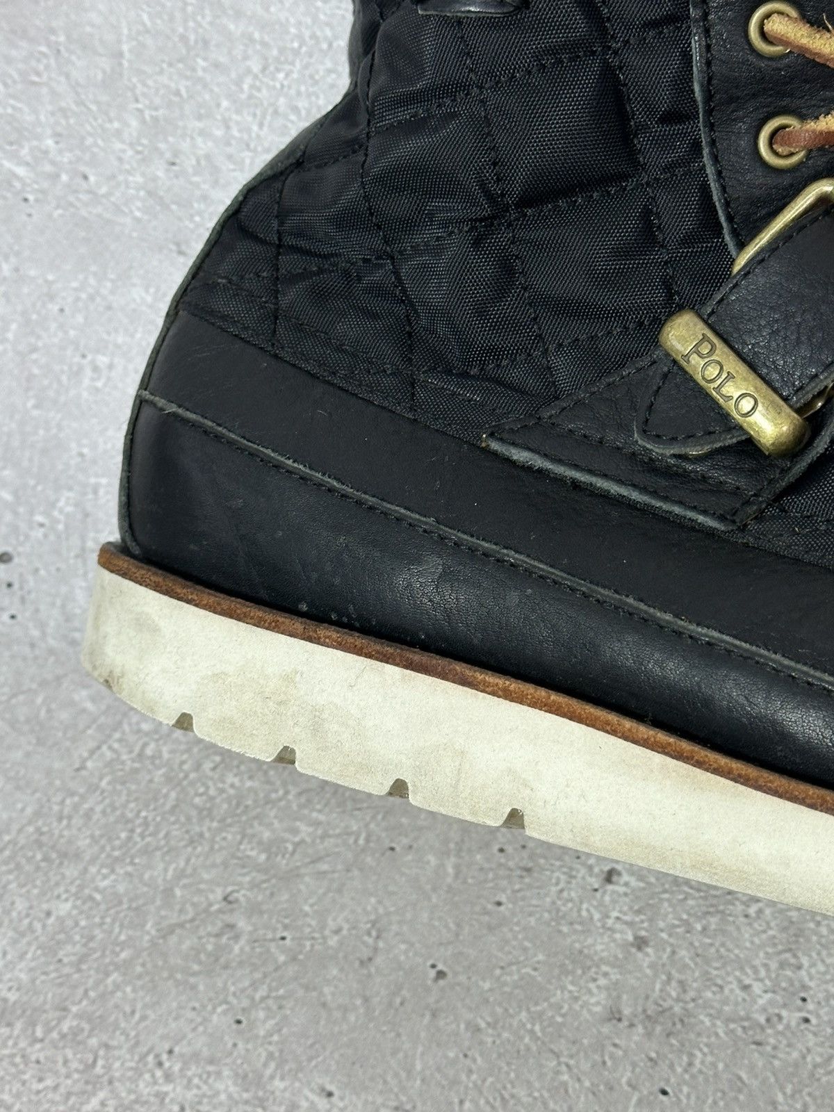 Ralph Lauren Vintage Polo Ralph Laurent Saddle Worth Buckle Leather Boots Size US 9 / EU 42 - 9 Thumbnail