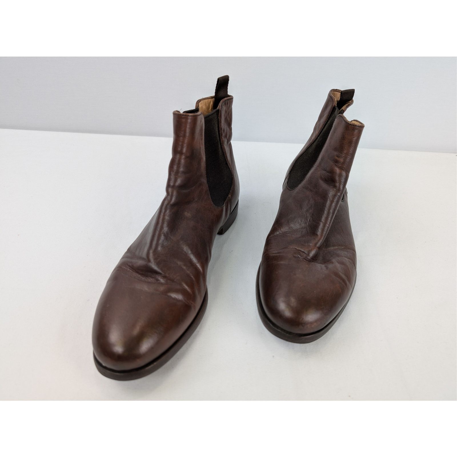 Prada o1rshd1 CC20 Chelsea Boots in Dark Brown Size US 8 / EU 41 - 8 Thumbnail