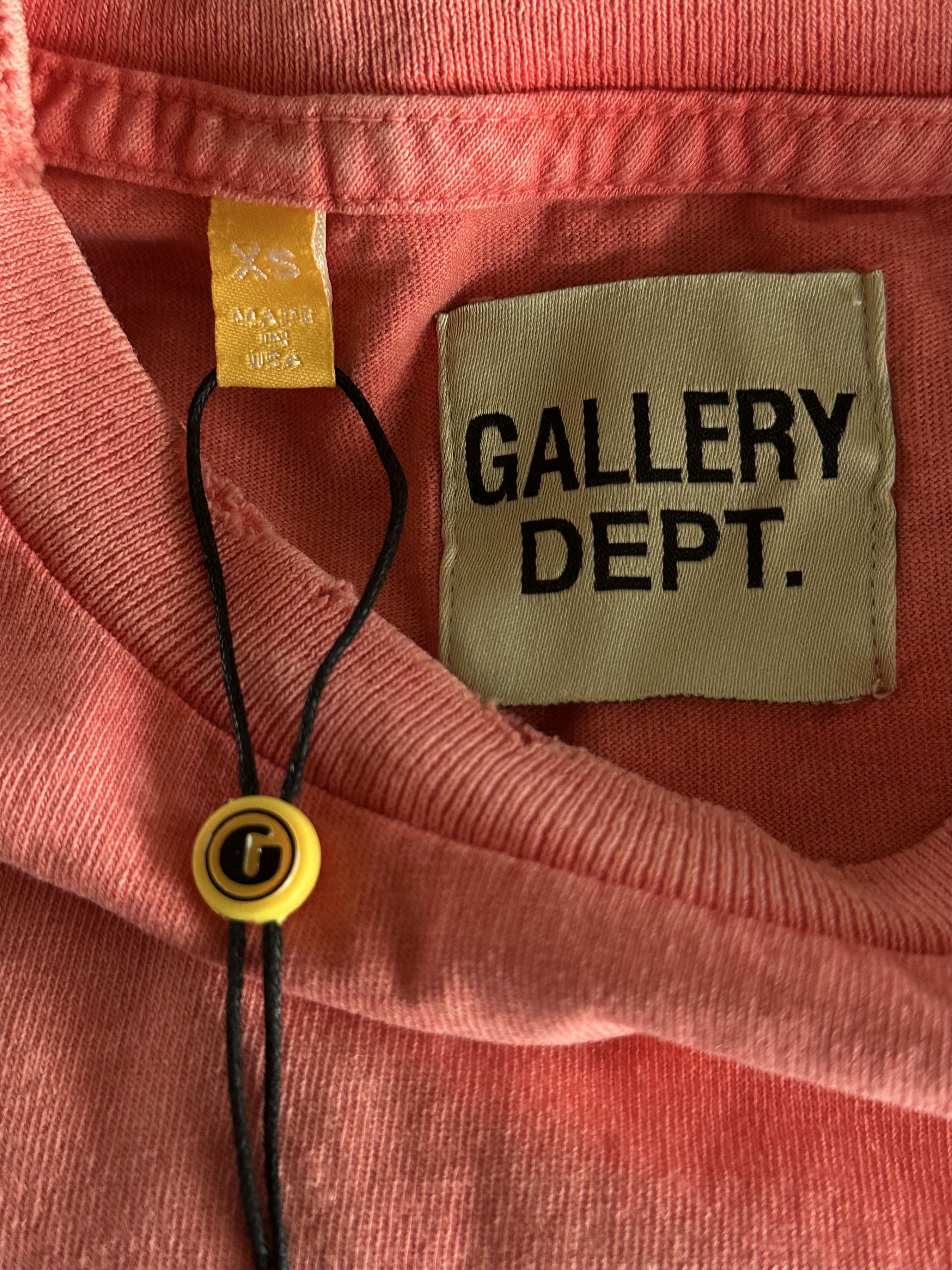 Gallery Dept. Gallery Dept Sun Faded Red & Black Logo T-Shirt Size US XS / EU 42 / 0 - 3 Thumbnail