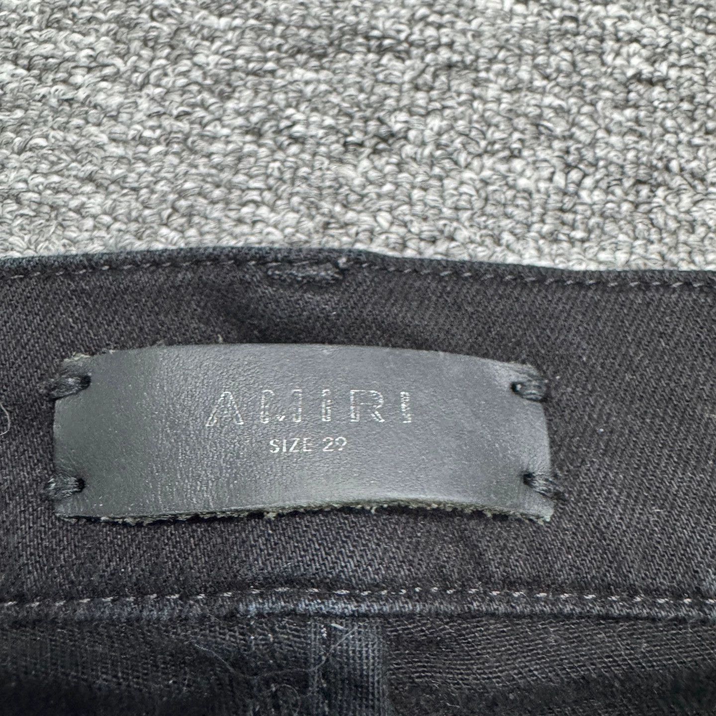 Amiri AMIRI Black Diamond Distressed Jeans 29 Size US 29 - 3 Thumbnail