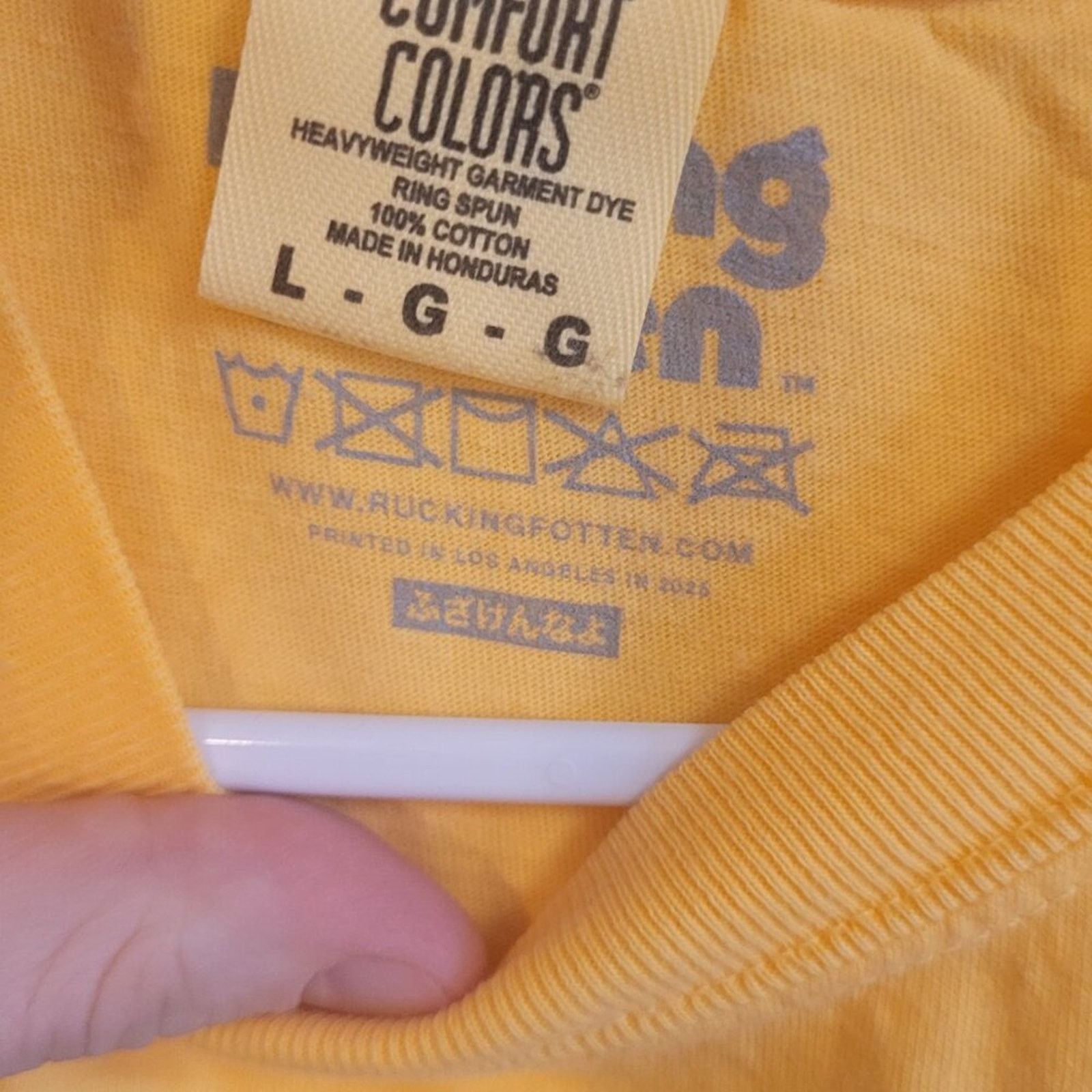 Rucking Fotten Rare Rucking Fotten Hereditary Shirt Yellow Mens L Limit 100 Size US L / EU 52-54 / 3 - 4 Thumbnail