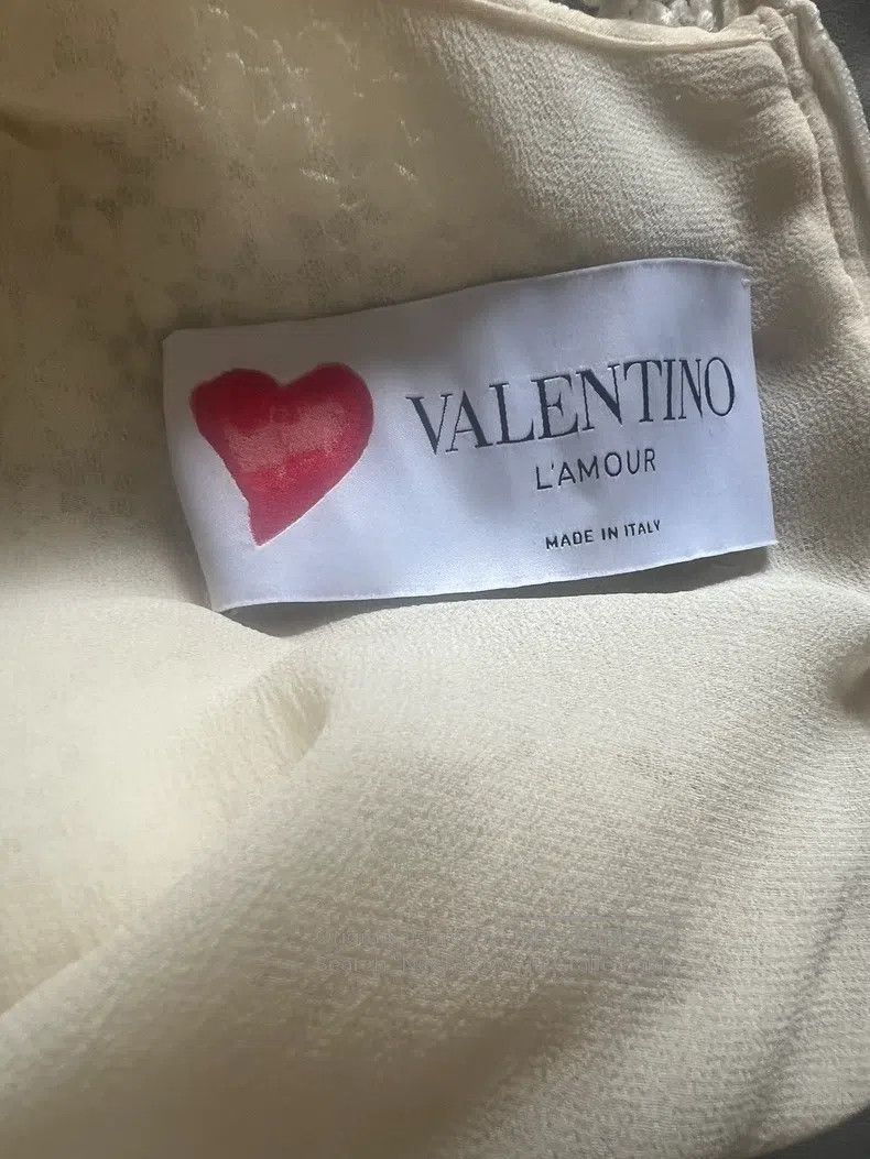 Valentino Valentino White lace dress Size L / US 10 / IT 46 - 2 Thumbnail