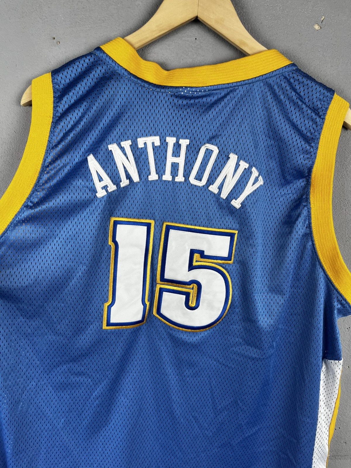 NBA Champion Vintage 90s Denver Nuggets #15 Carmelo Anthony Size US XXL / EU 58 / 5 - 10 Thumbnail