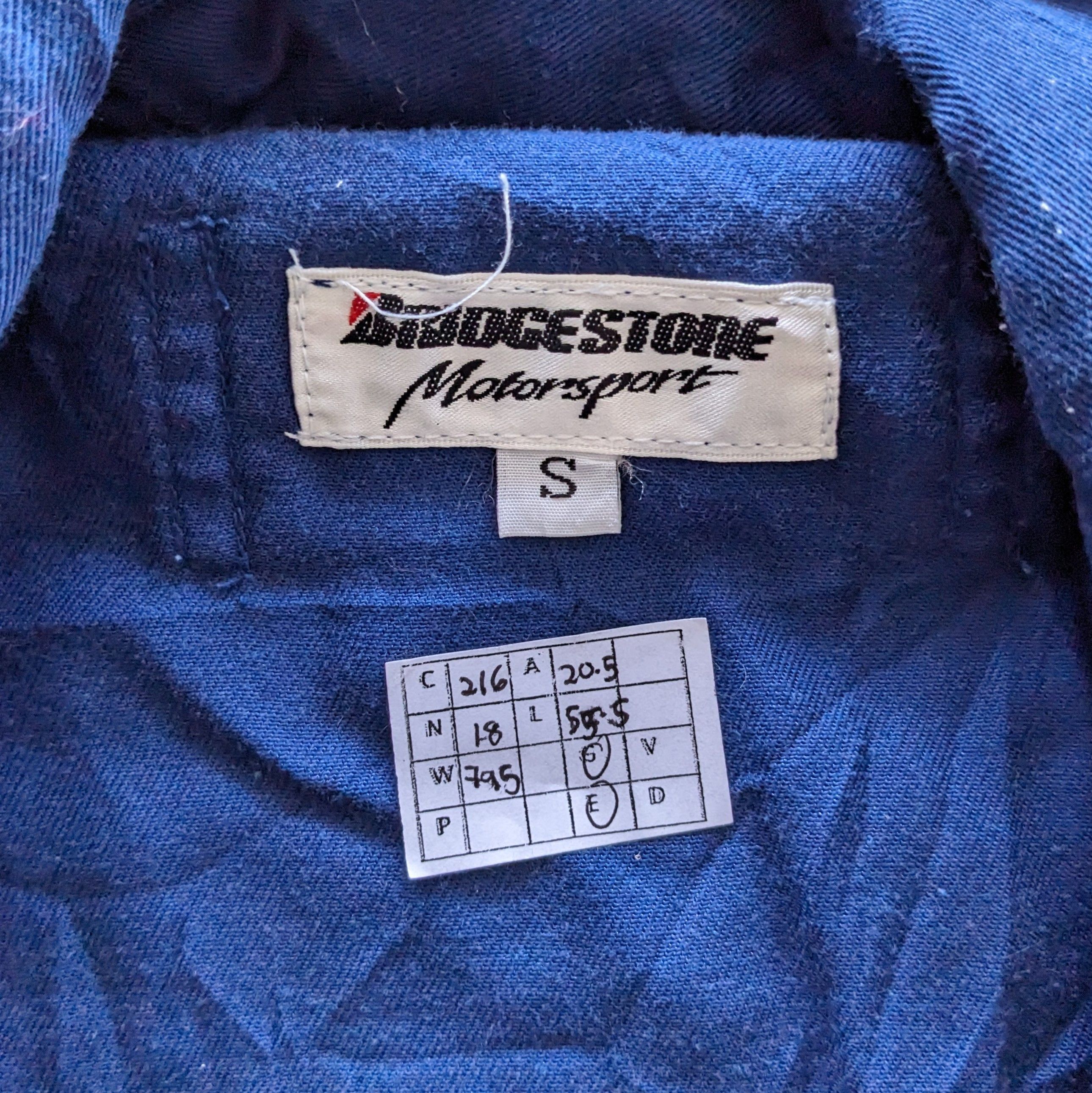 Vintage Vintage BRIDGESTONE Racing Coverall Workwear Custom Jacket Size US S / EU 44-46 / 1 - 8 Thumbnail