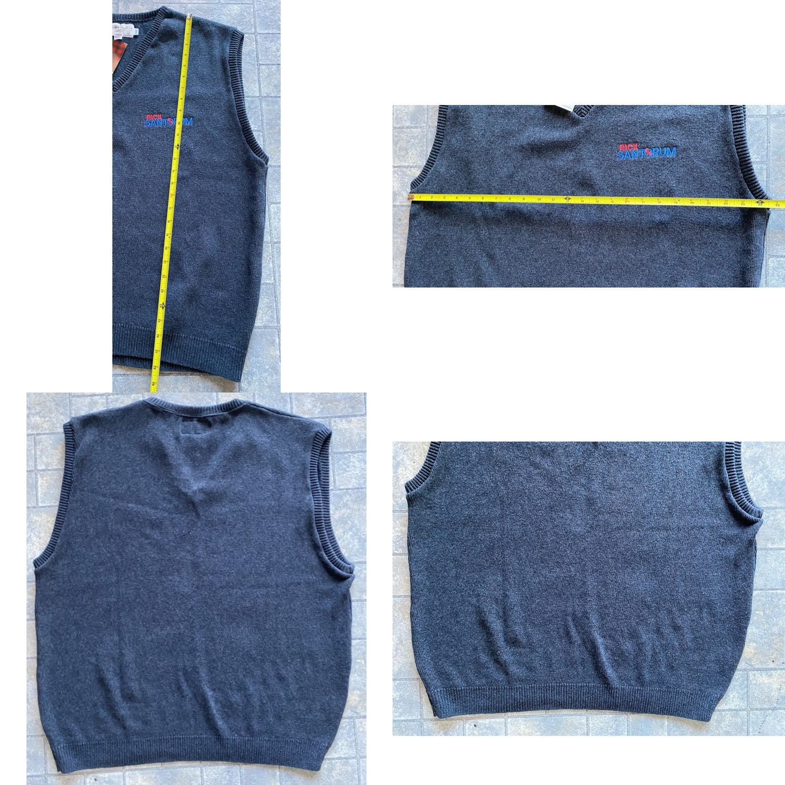 Vintage Bemidji Rick Santorum Official Sweater Vest Men’s 2XL Gray Made In USA vest Mens 2XL Gray Bemidji Sweater Vest Official Rick Santorum Size US XXL / EU 58 / 5 - 8 Thumbnail
