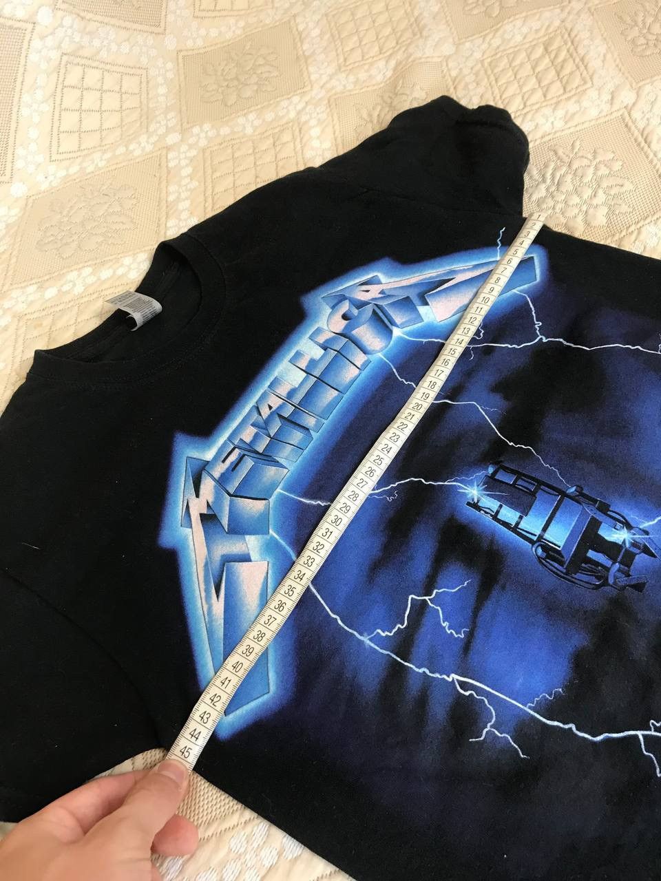 Metallica 🔥 Metallica 2017 Ride The Lightning Album T Shirt Metal Band Size US S / EU 44-46 / 1 - 9 Thumbnail