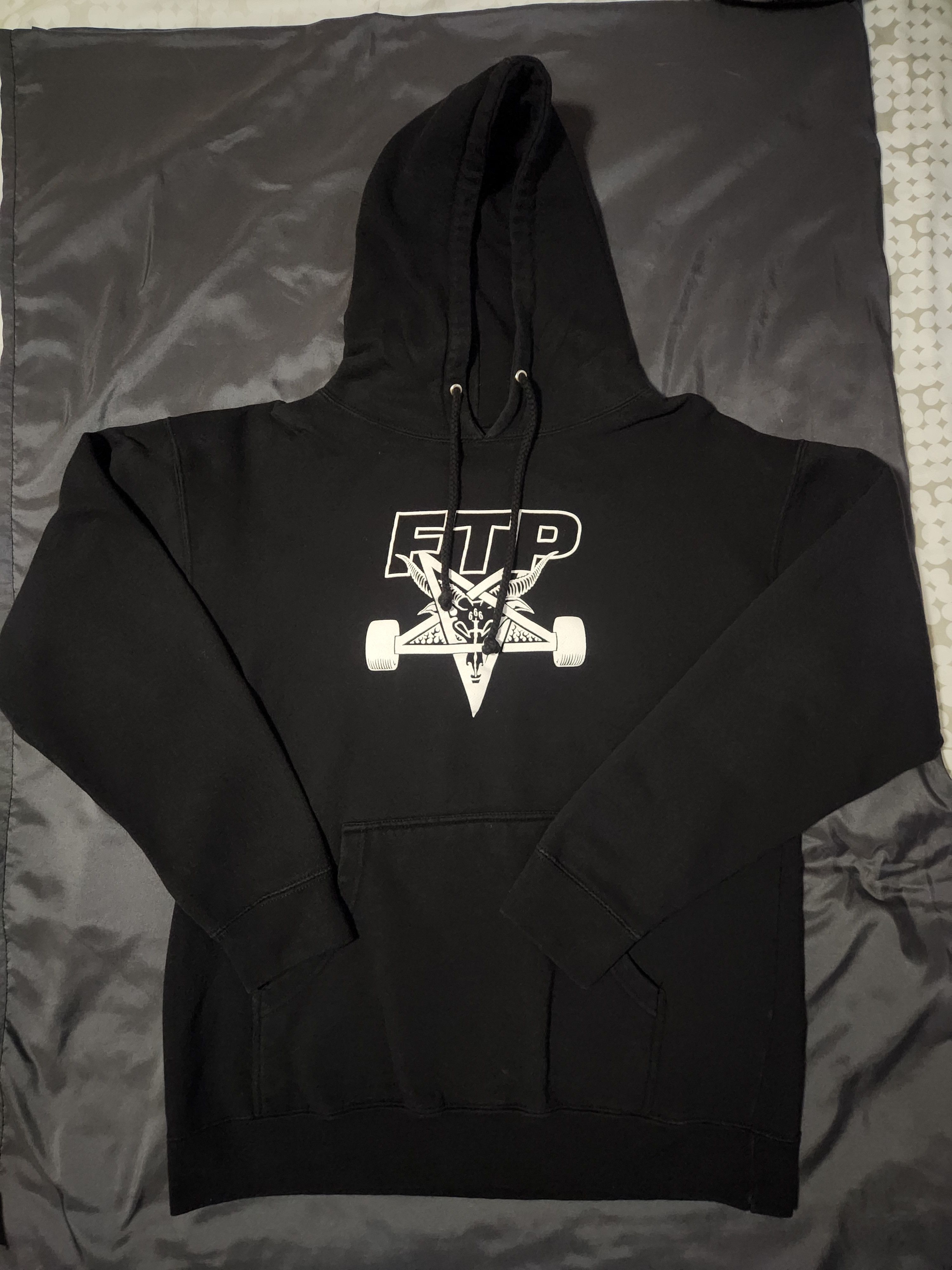 Fuck The Population × Thrasher FTP x Thrasher Skategoat pullover