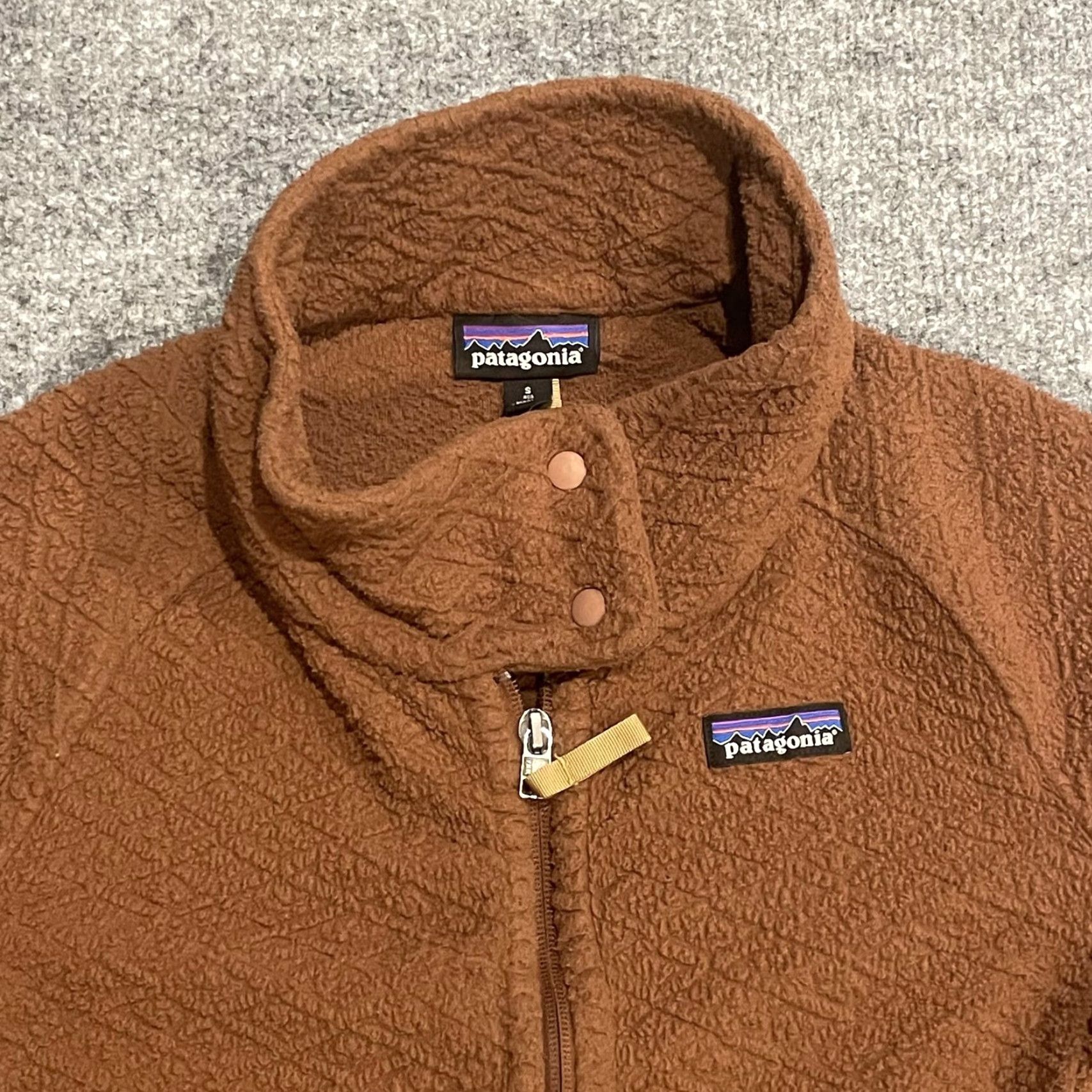 Patagonia Patagonia Diamond Capra Jacket Womens S Brown Diamond Quilted Full Zip STY25101 Size S / US 4 / IT 40 - 4 Thumbnail