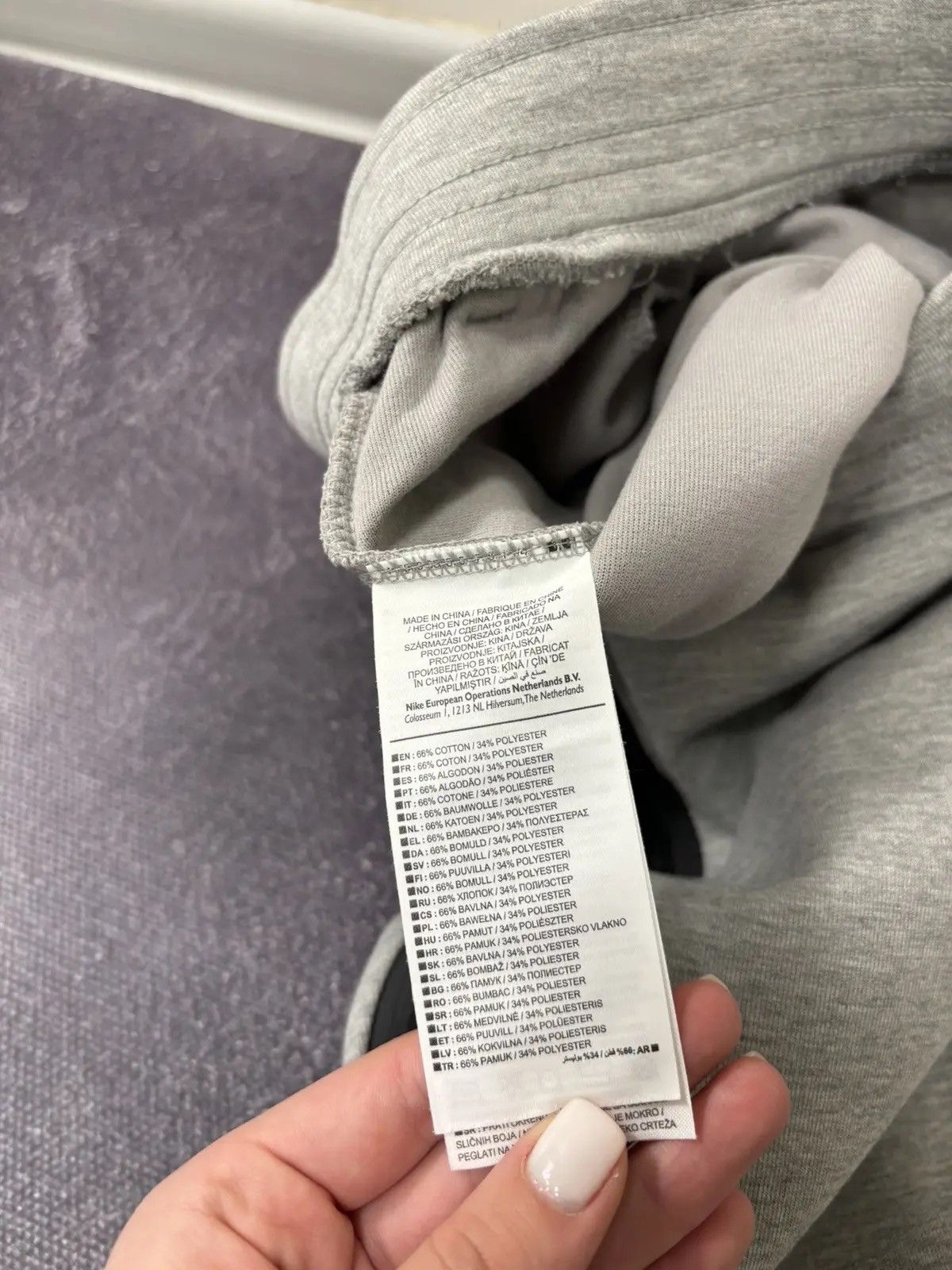 Nike × Vintage Nike Tech Fleece Drill Gray Hype Sweatpants Joggers Pants Size US 34 / EU 50 - 8 Thumbnail