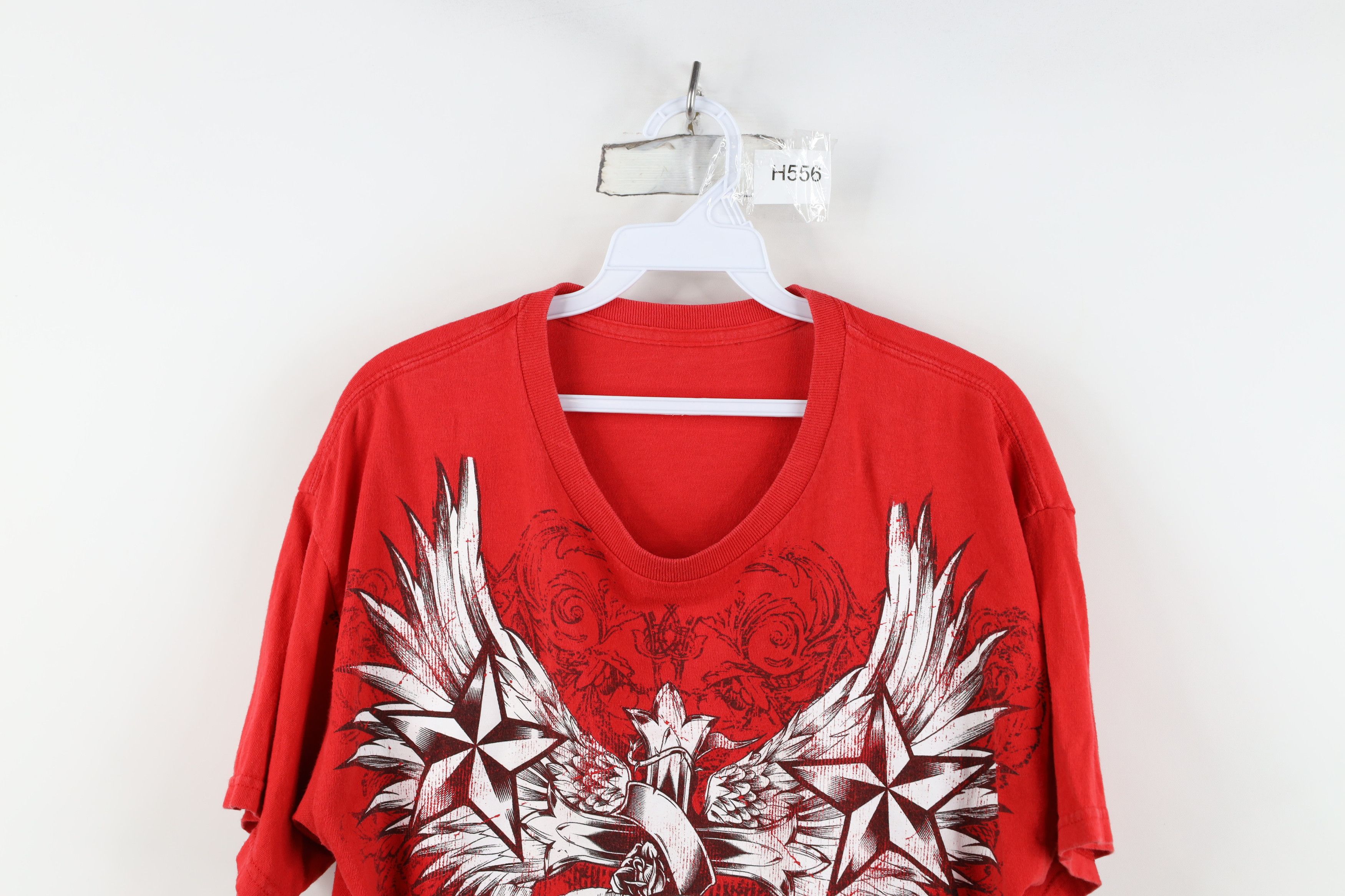 Vintage Vintage Y2K Streetwear Tribal Cross UFC MMA Fighting T-Shirt Size US L / EU 52-54 / 3 - 2 Thumbnail