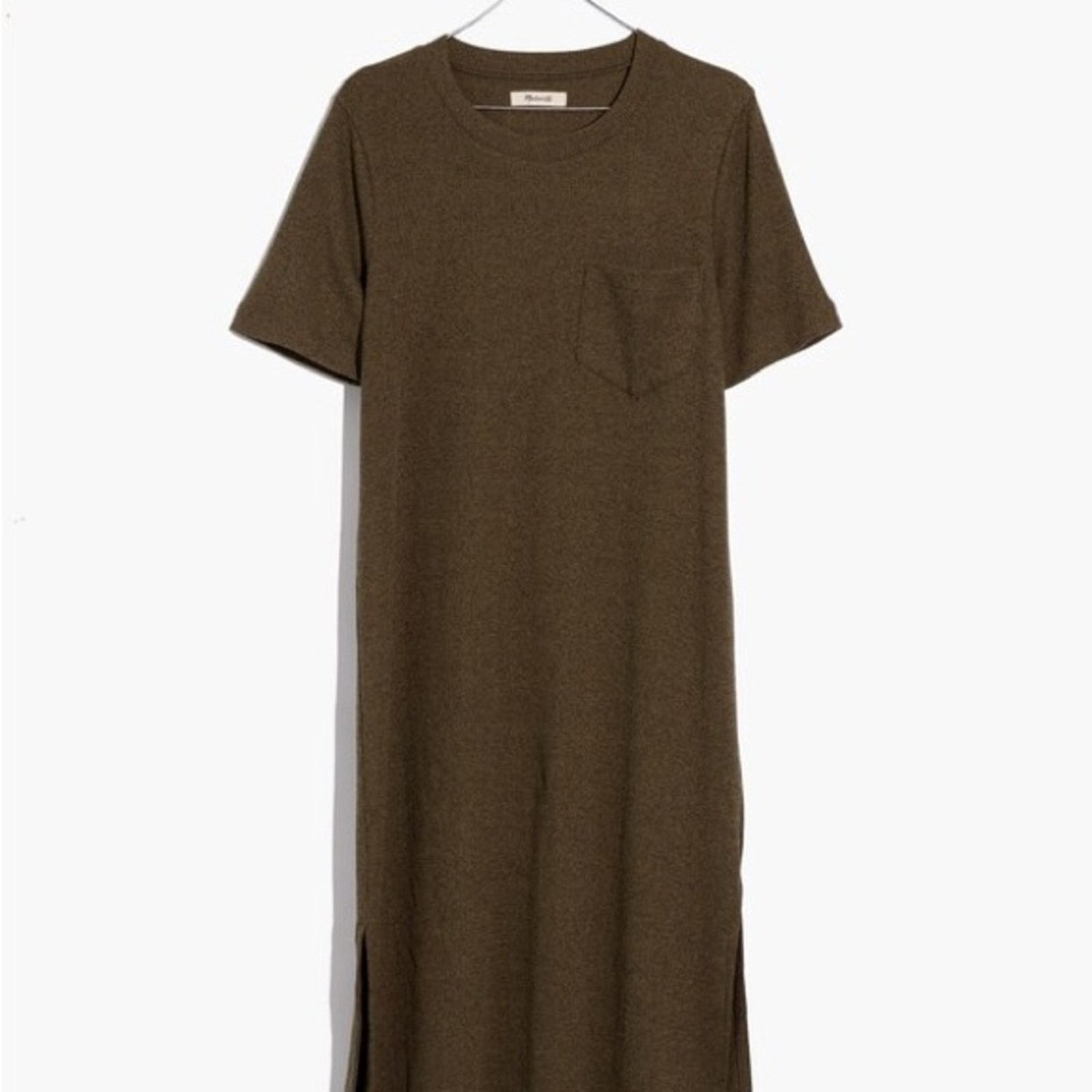 Madewell Madewell Ribbed Pocket Tee Midi Dress Women’s Small Kale Size S / US 4 / IT 40 - 11 Thumbnail