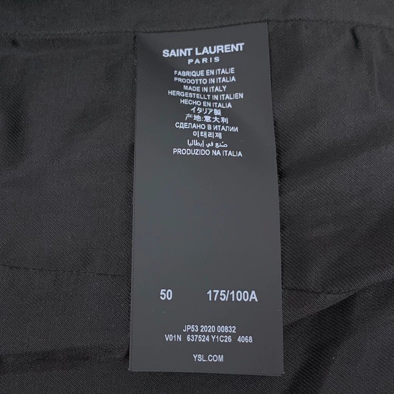 Saint Laurent Paris Saint Laurent Embroidered Zip-Up Jacket-2507 Size US L / EU 52-54 / 3 - 4 Thumbnail
