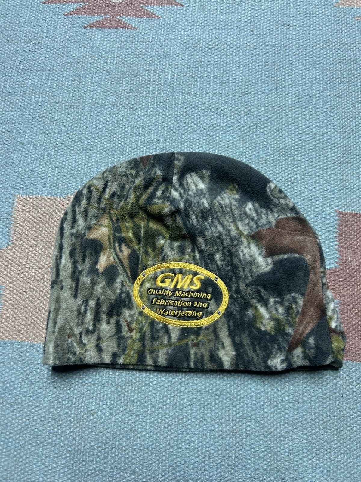 Vintage fleece camo beanie GMS quality machining fabricatio realtree Size ONE SIZE - 2 Thumbnail