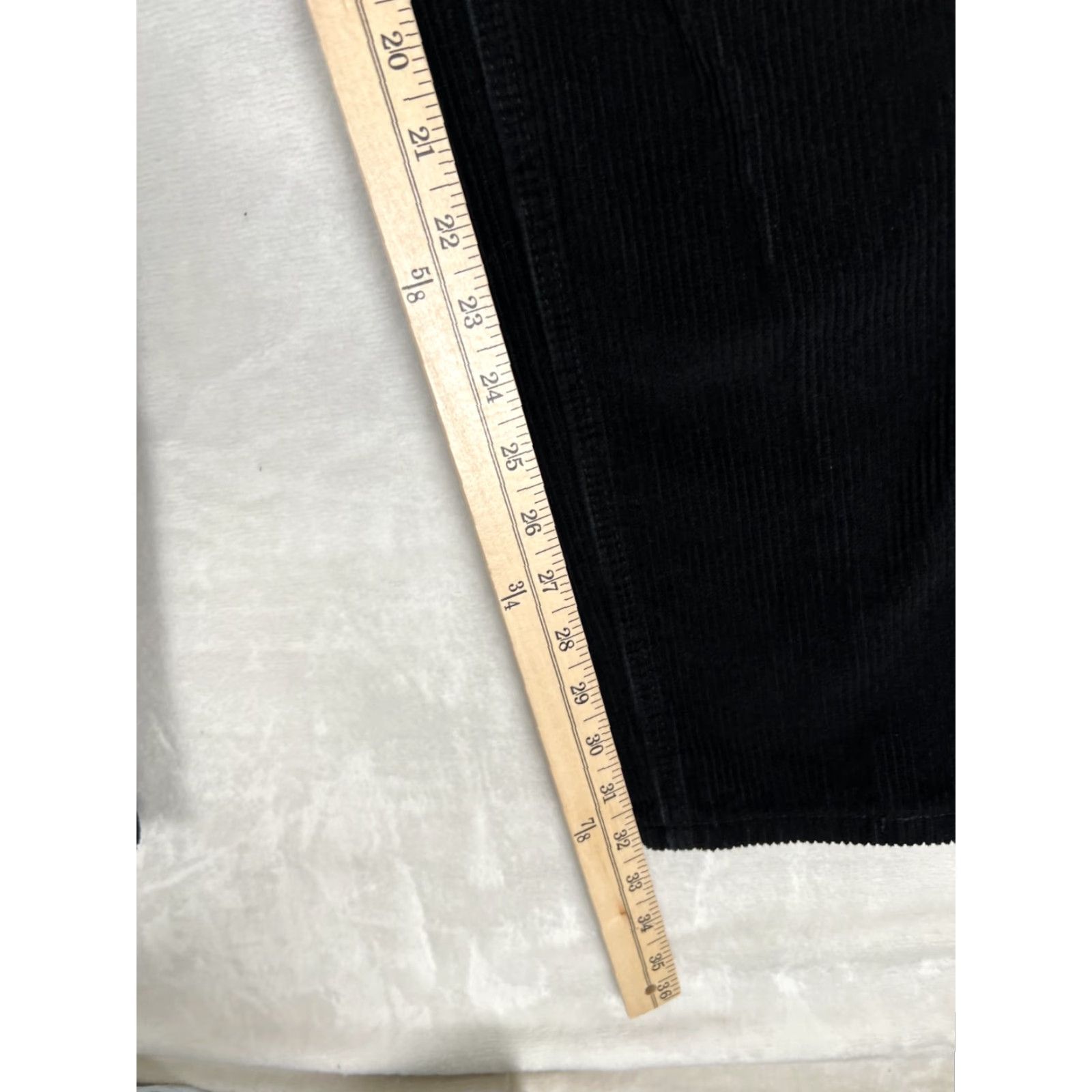 Empyre Empyre Corduroy Pants Women 0 Black Straight Leg Pockets Vintage No N/A Size 25" / US 0 / IT 36 - 5 Thumbnail