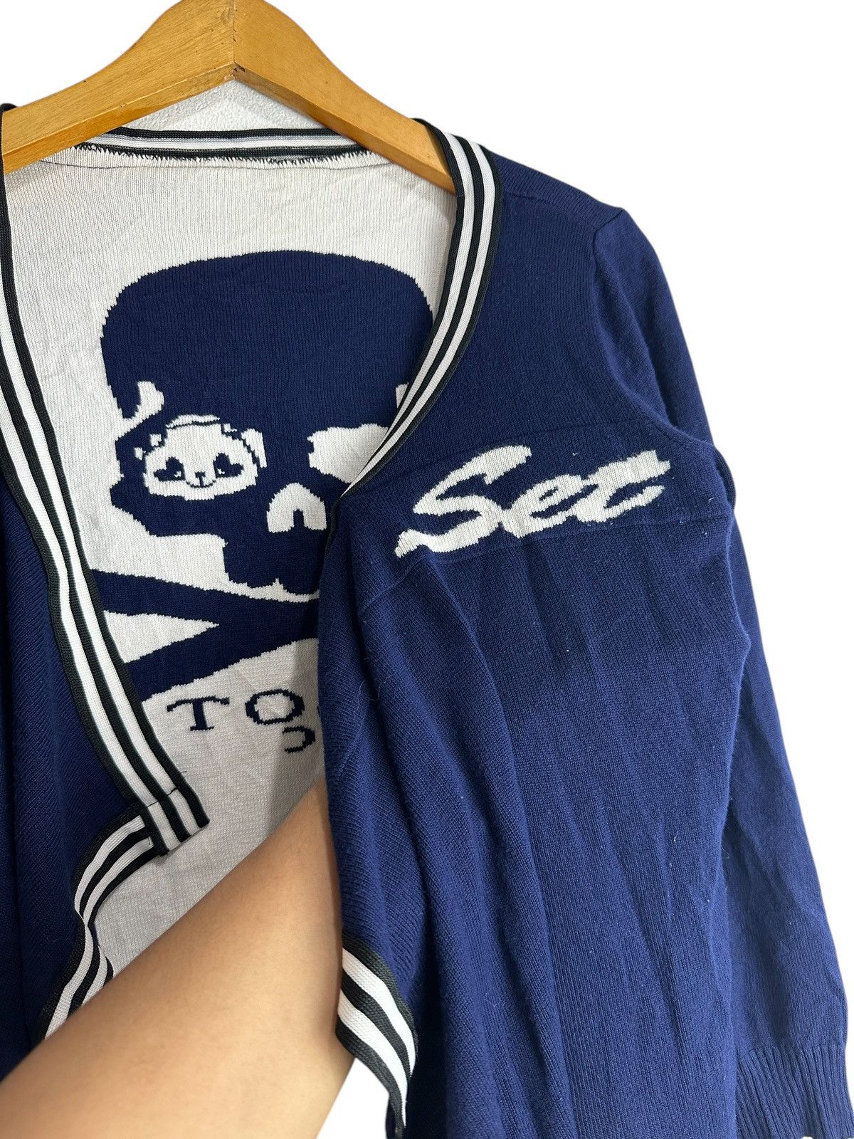 Japanese Brand RARE ASSYMETRICAL KNIT SKULL DOUBLE ZIPPER PUNK LGB STYLE Size US M / EU 48-50 / 2 - 6 Thumbnail