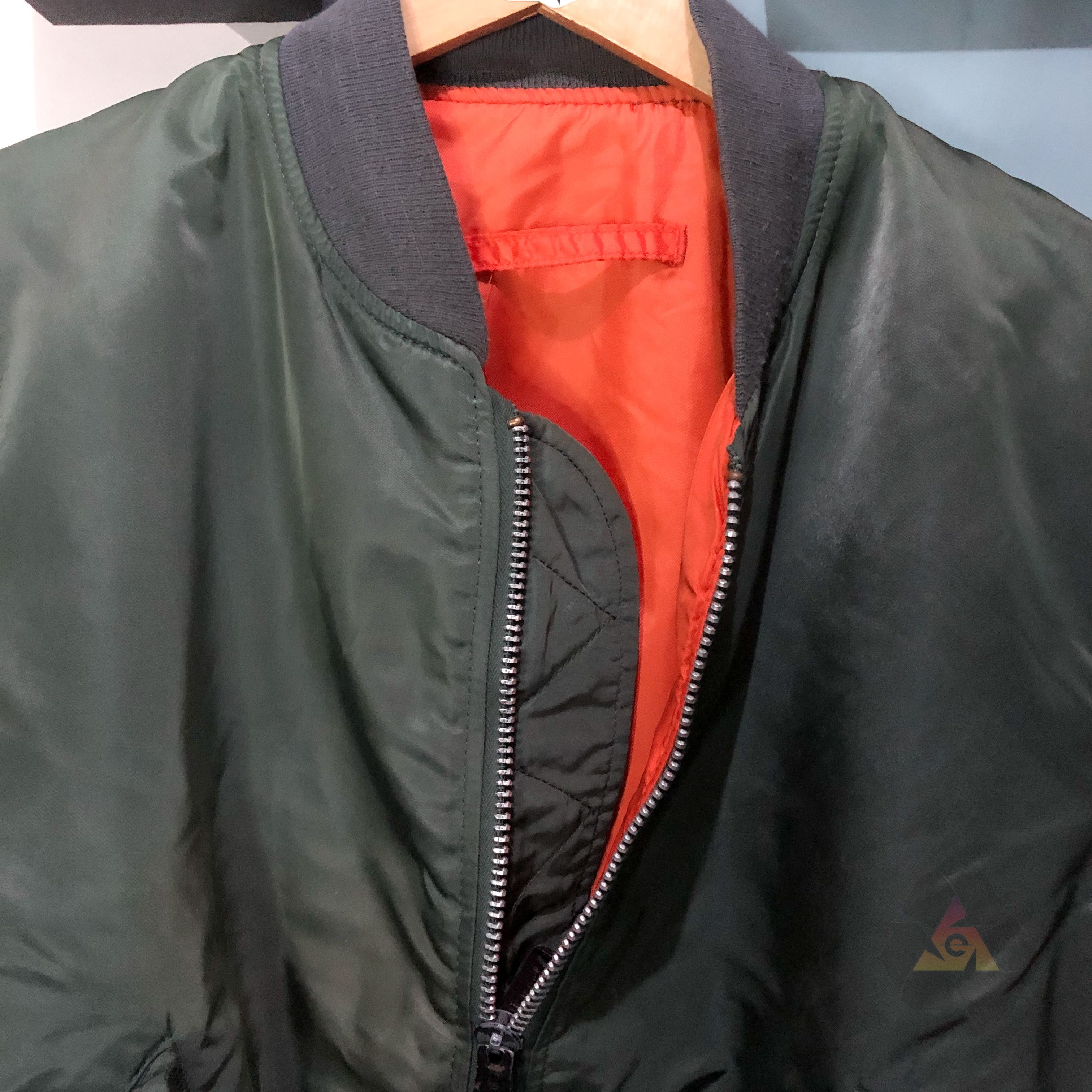 Alpha Industries Vintage Alpha Industries Flayer's Mil-J-82790J USAF MA-1 Size US XL / EU 56 / 4 - 9 Thumbnail