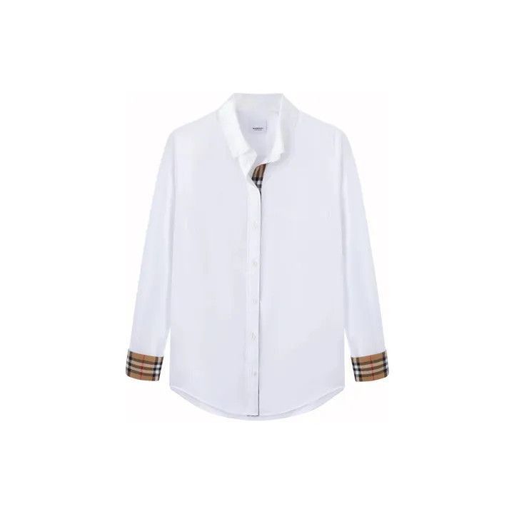 Burberry Burberry Burberry SS23 Solid Check Long Sleeve Shirt-2507 Size US S / EU 44-46 / 1 - 2 Thumbnail