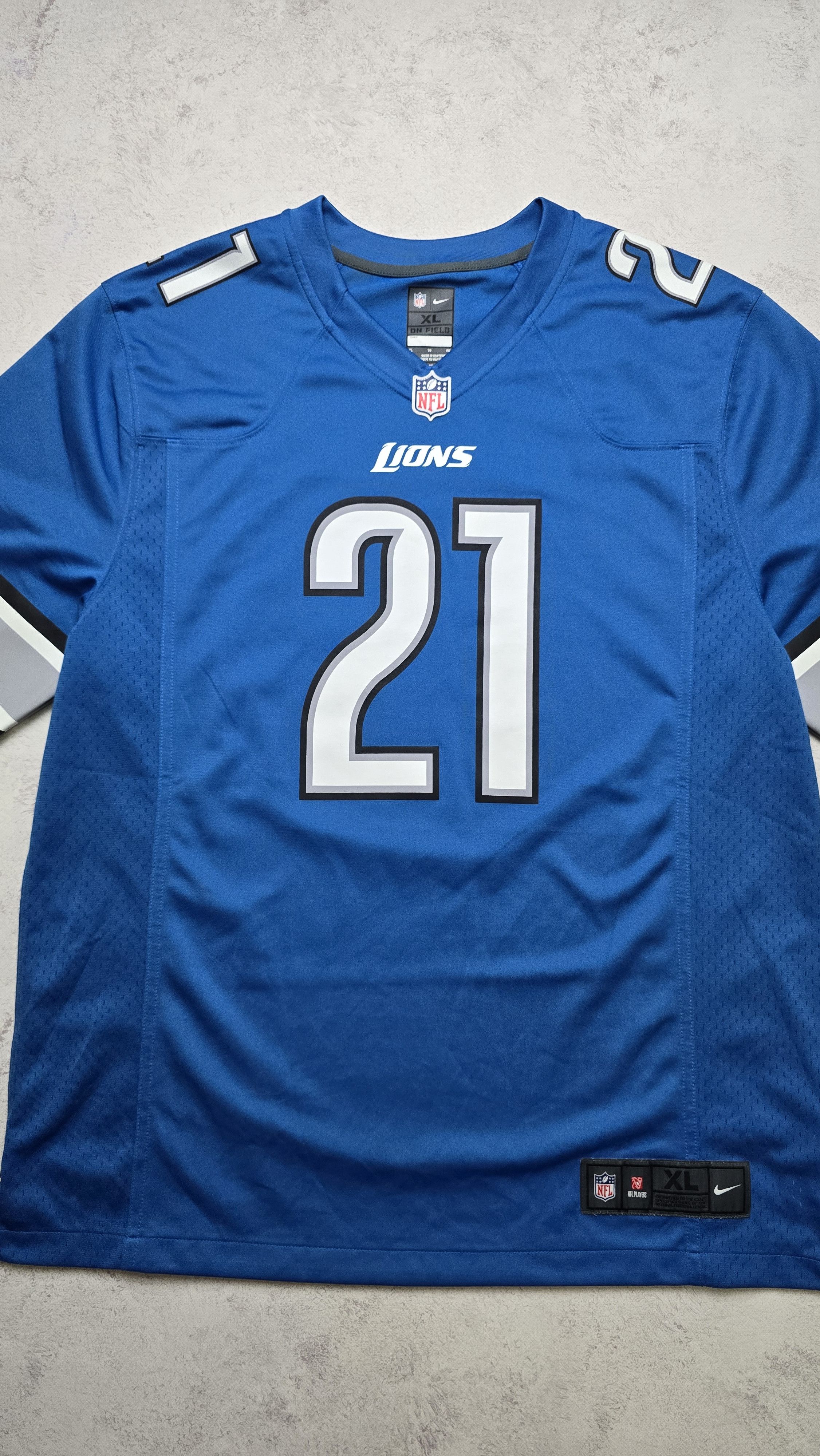 Nike Reggie Bush #21 Detroit Lions Nike On Field NFL Jersey Size US XL / EU 56 / 4 - 11 Thumbnail