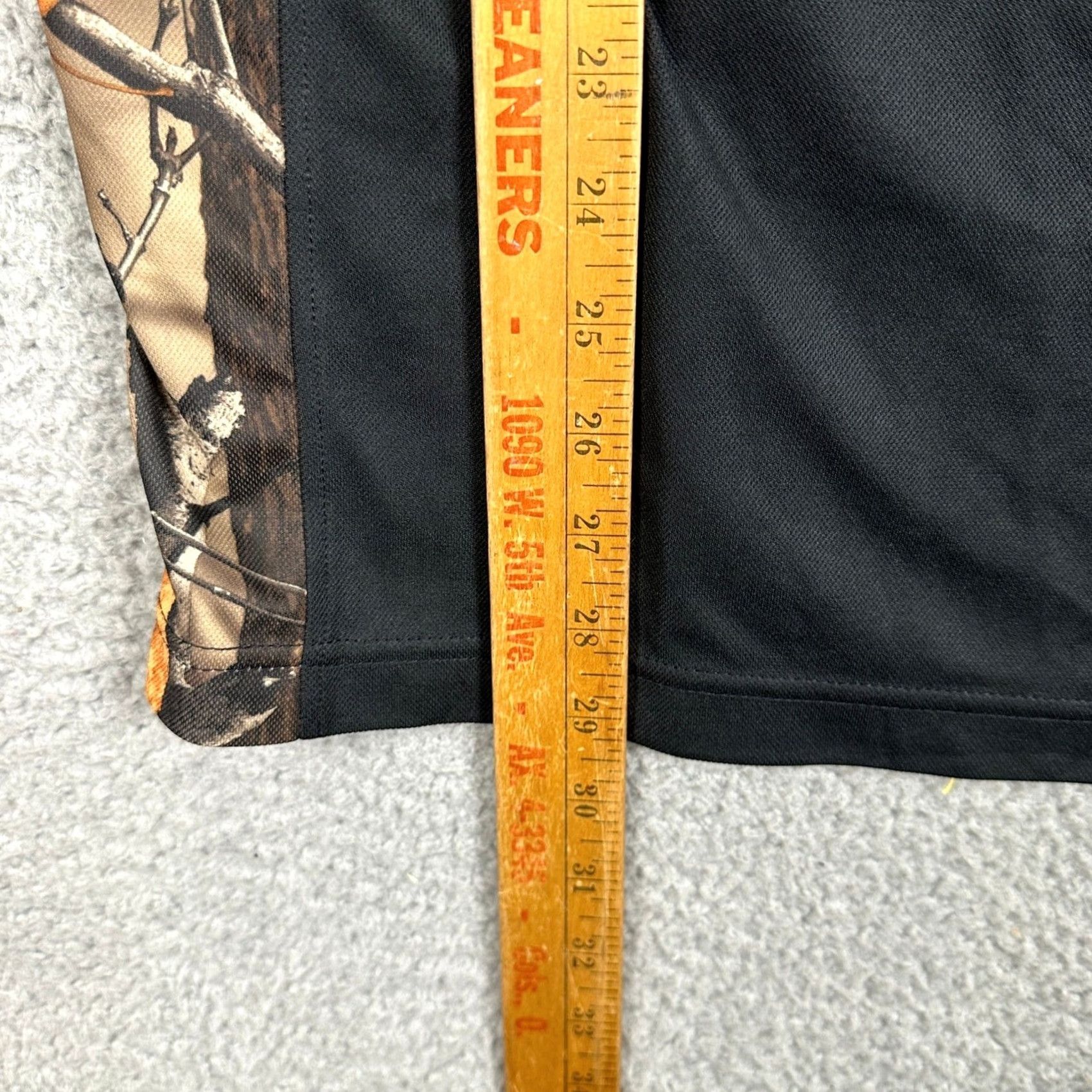 Vintage VINTAGE? no. Legendary Whitetails Polo Shirt Mens Medium Black Tree Camo Rugby Short Sleeve Size US M / EU 48-50 / 2 - 6 Thumbnail
