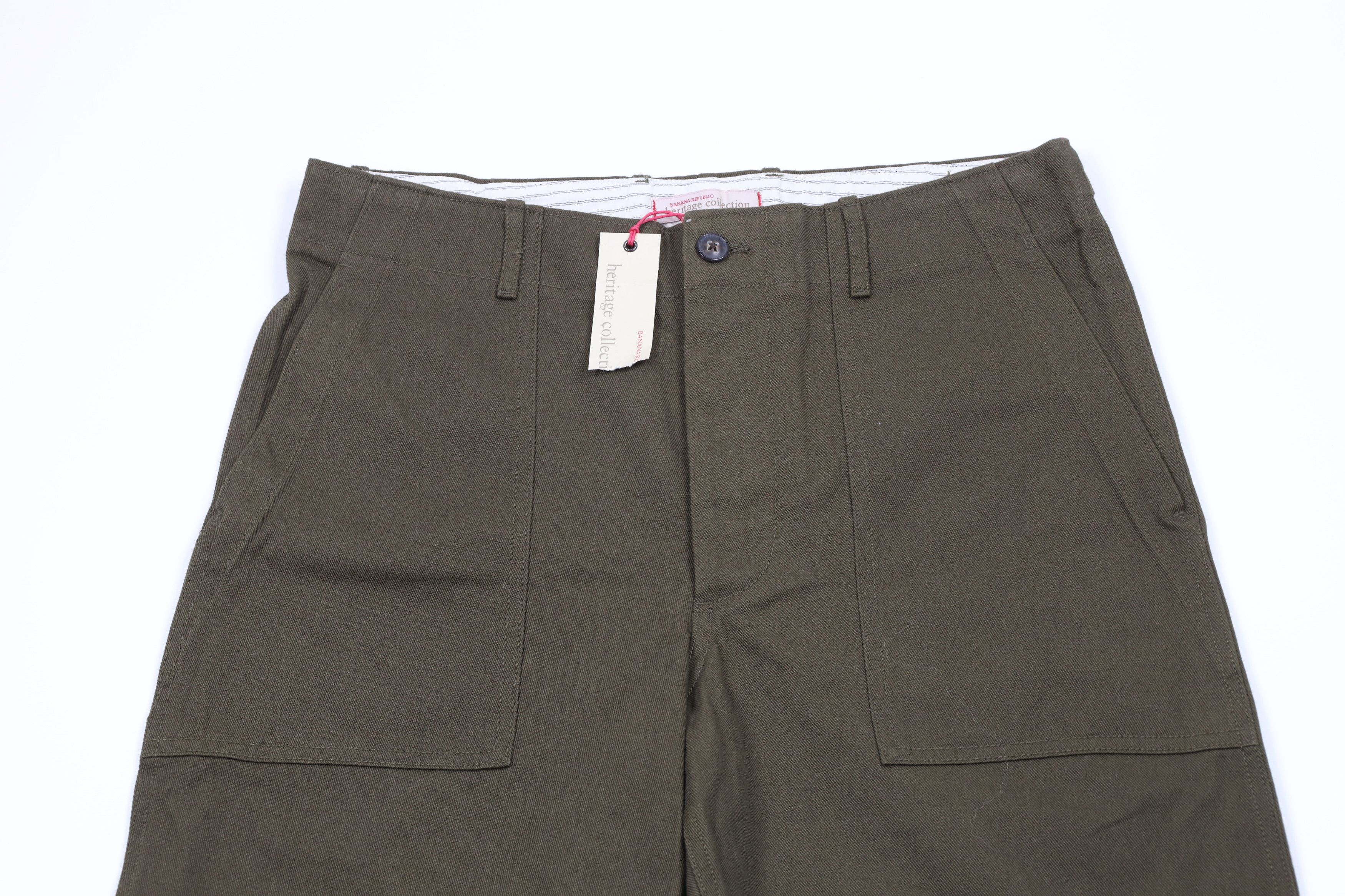Banana Republic × Vintage Deadstock Vtg Y2K Banana Republic Military Wide Leg Pants Size US 31 - 2 Thumbnail