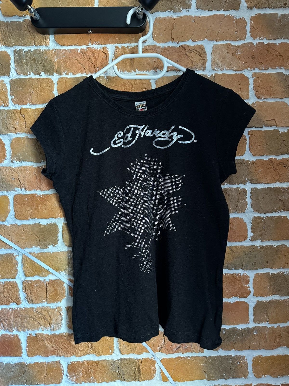 Ed Hardy Vintage Ed Hardy tee big logo size S women’s Size S / US 4 / IT 40 - 1 Thumbnail