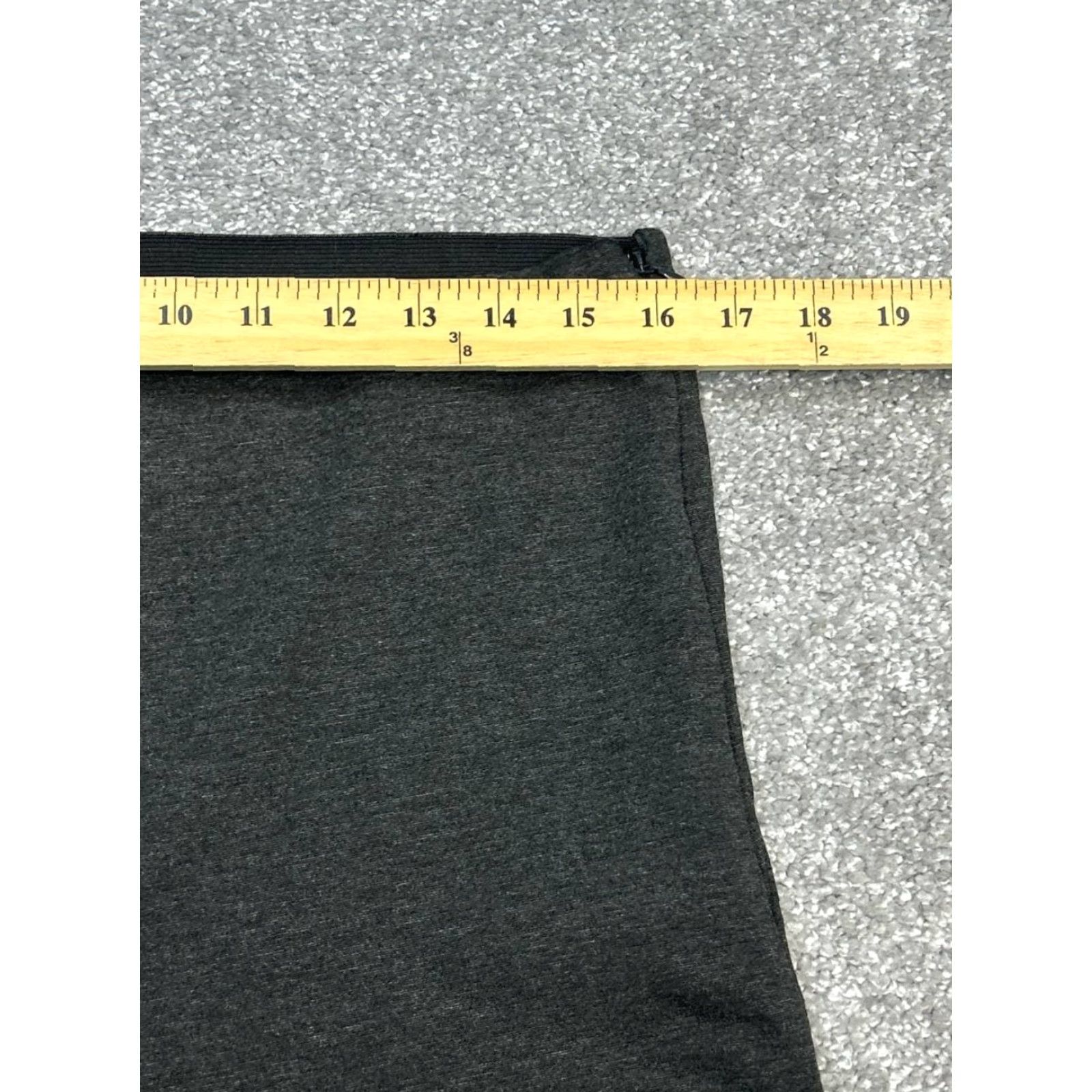 Ann Taylor Ann Taylor Legging Womens 12 Gray Stretch High Rise Seamed Ponte Side Zip New Size 34" / US 12 / IT 48 - 3 Thumbnail