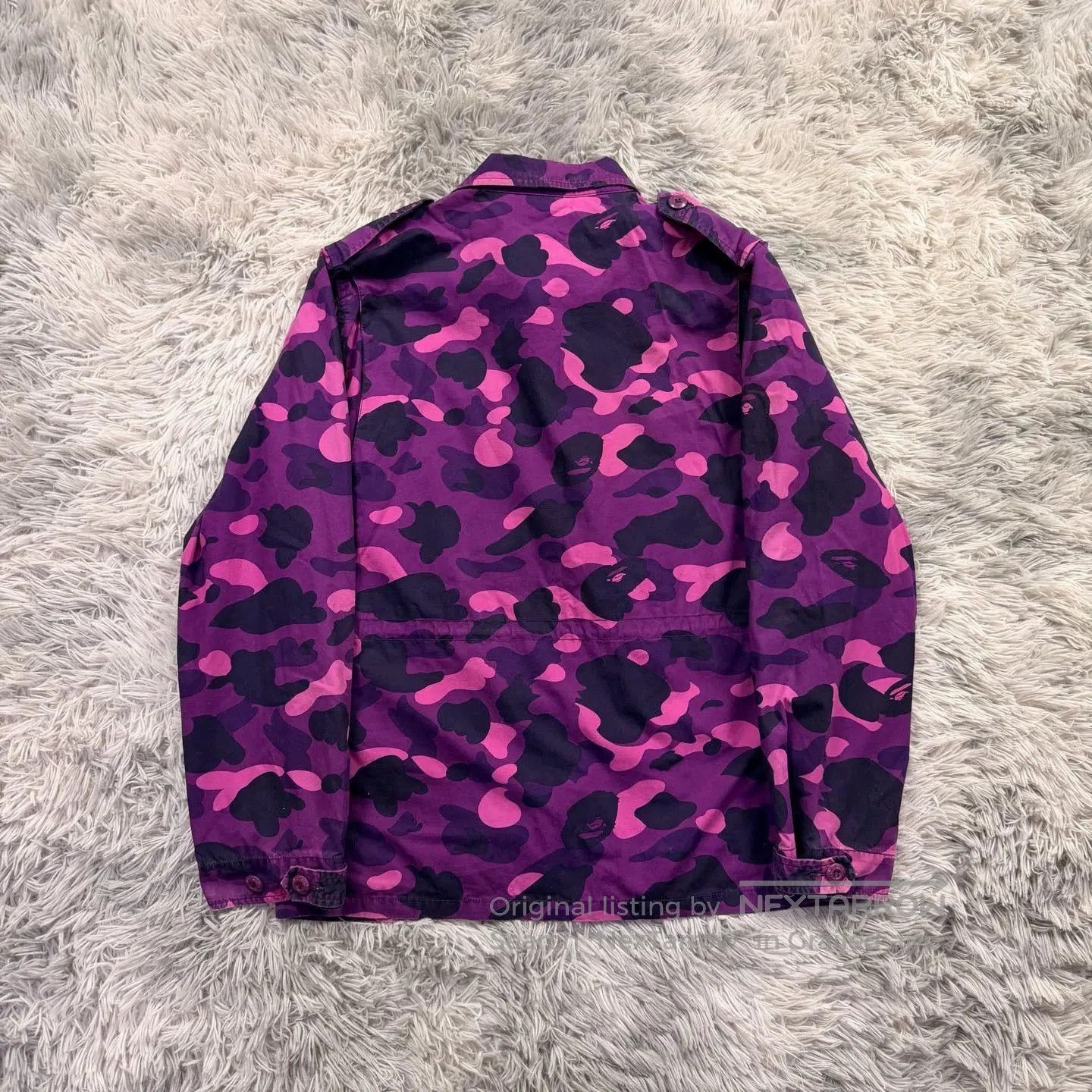 Bape bape x undefeated purple camo work shirt. Size US L / EU 52-54 / 3 - 2 Thumbnail