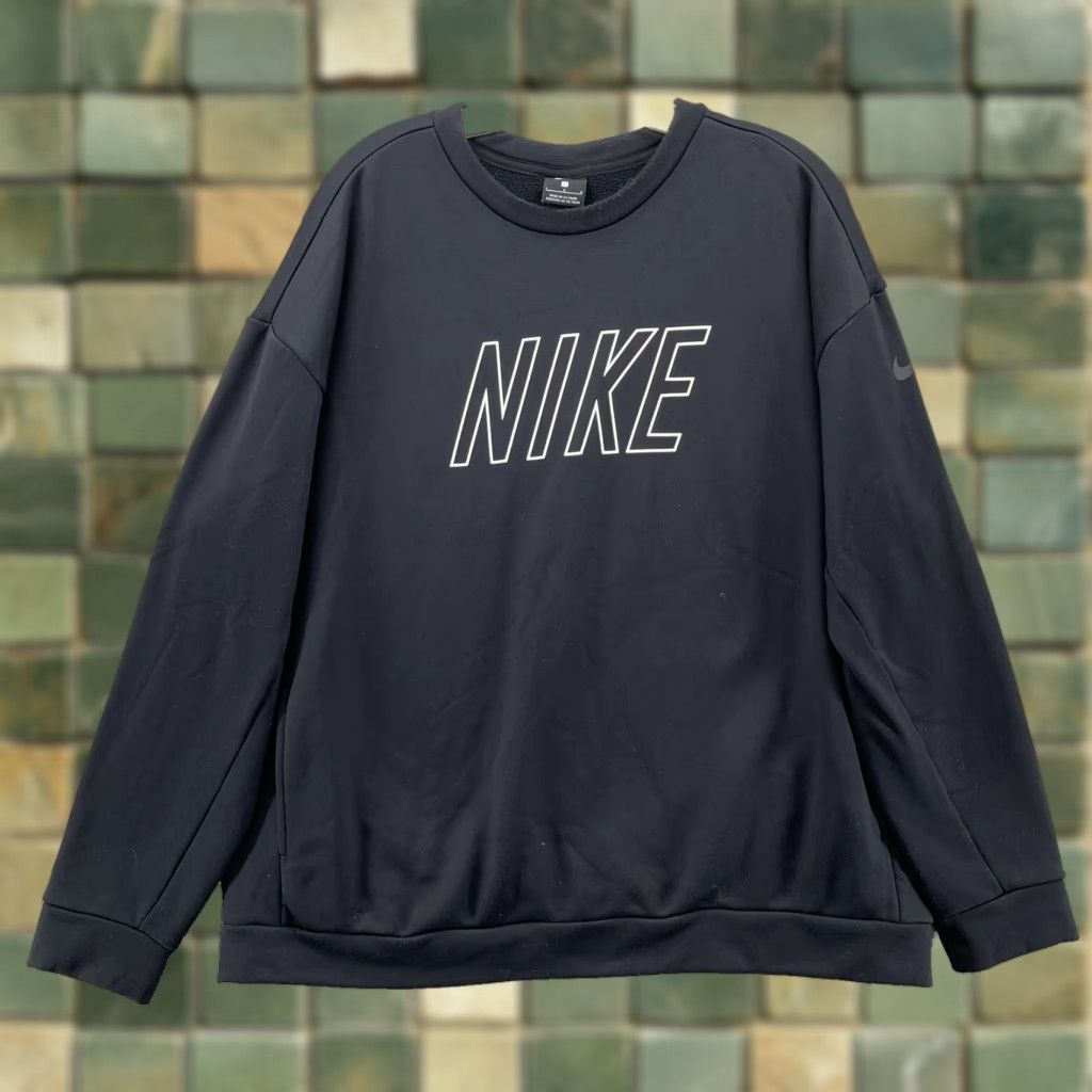 Nike Nike Sweatshirt Crew Neck Men L Black Nike Therma-Fit Training Travel Size US L / EU 52-54 / 3 - 1 Thumbnail