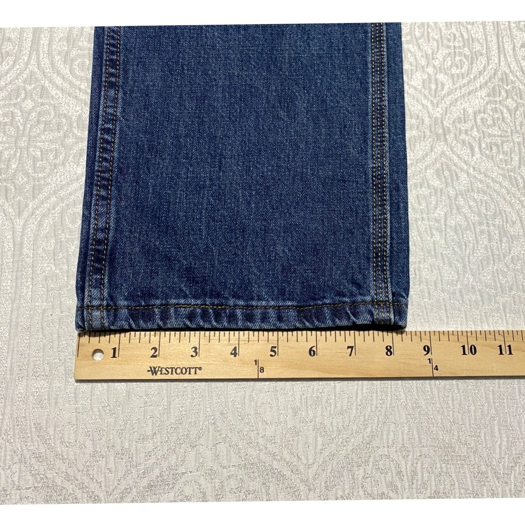 Lee Lee Mens Loose Fit Carpenter Jeans Dark Wash Blue Denim 31x32 Size US 31 - 6 Thumbnail