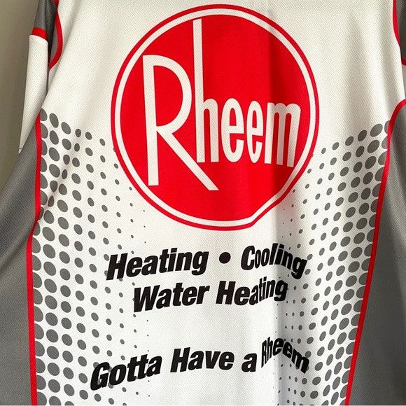 Vintage Vintage NASCAR Rheem Pit Crew Short Sleeve Shirt - XL 🇨🇦 Size US XL / EU 56 / 4 - 9 Thumbnail