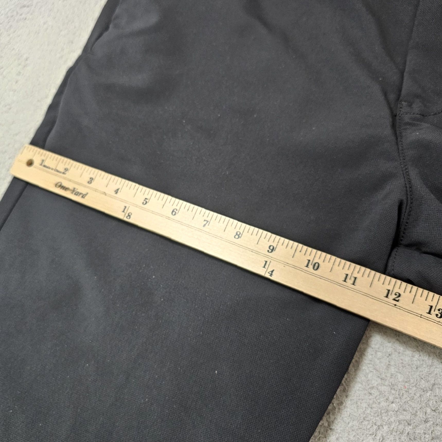 Banana Republic Banana Republic Dress Pants Mens Tailored 36x26 Black Flat Front Straight Fit Size US 36 / EU 52 - 6 Thumbnail